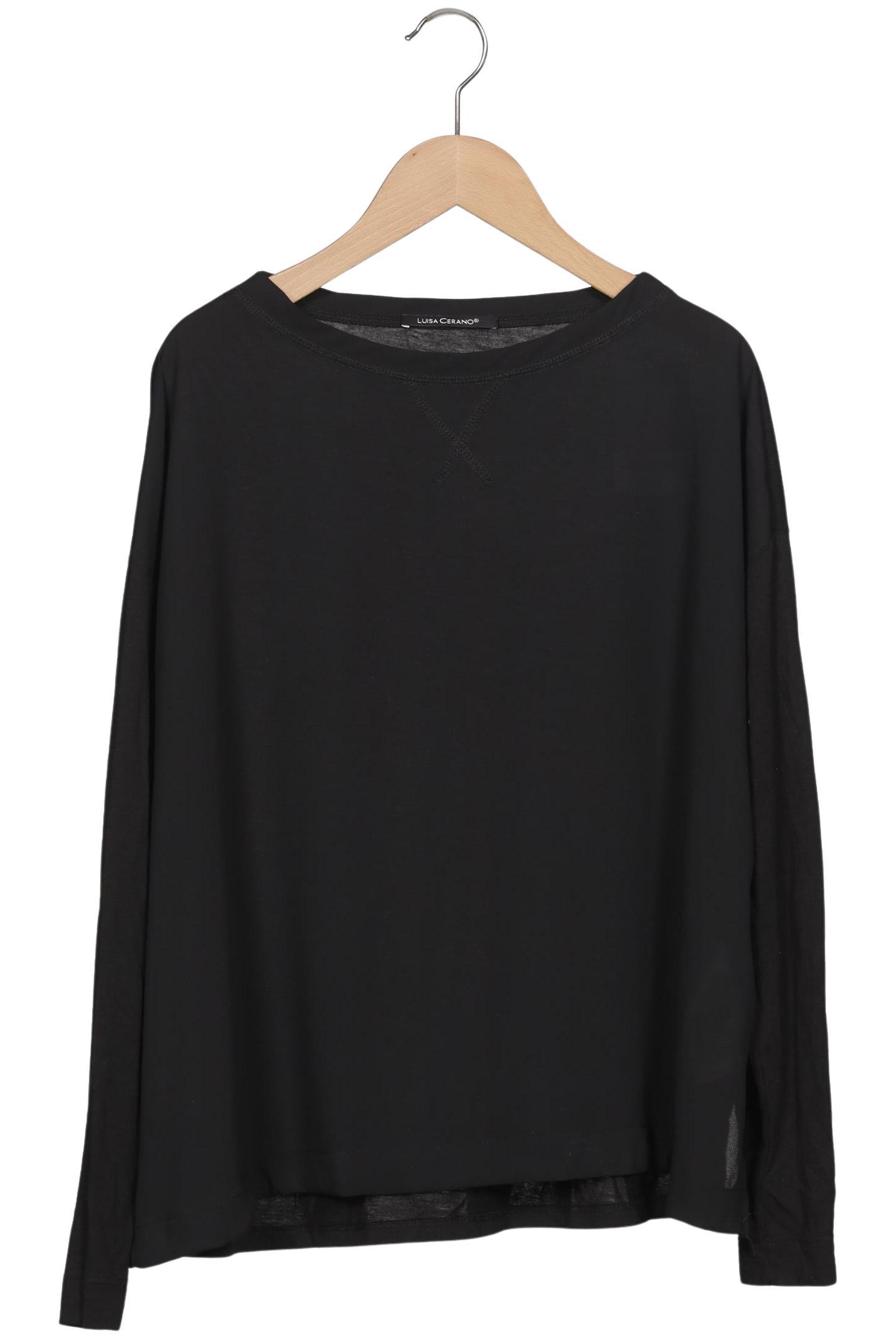 

Luisa Cerano Damen Langarmshirt, schwarz, Gr. 36
