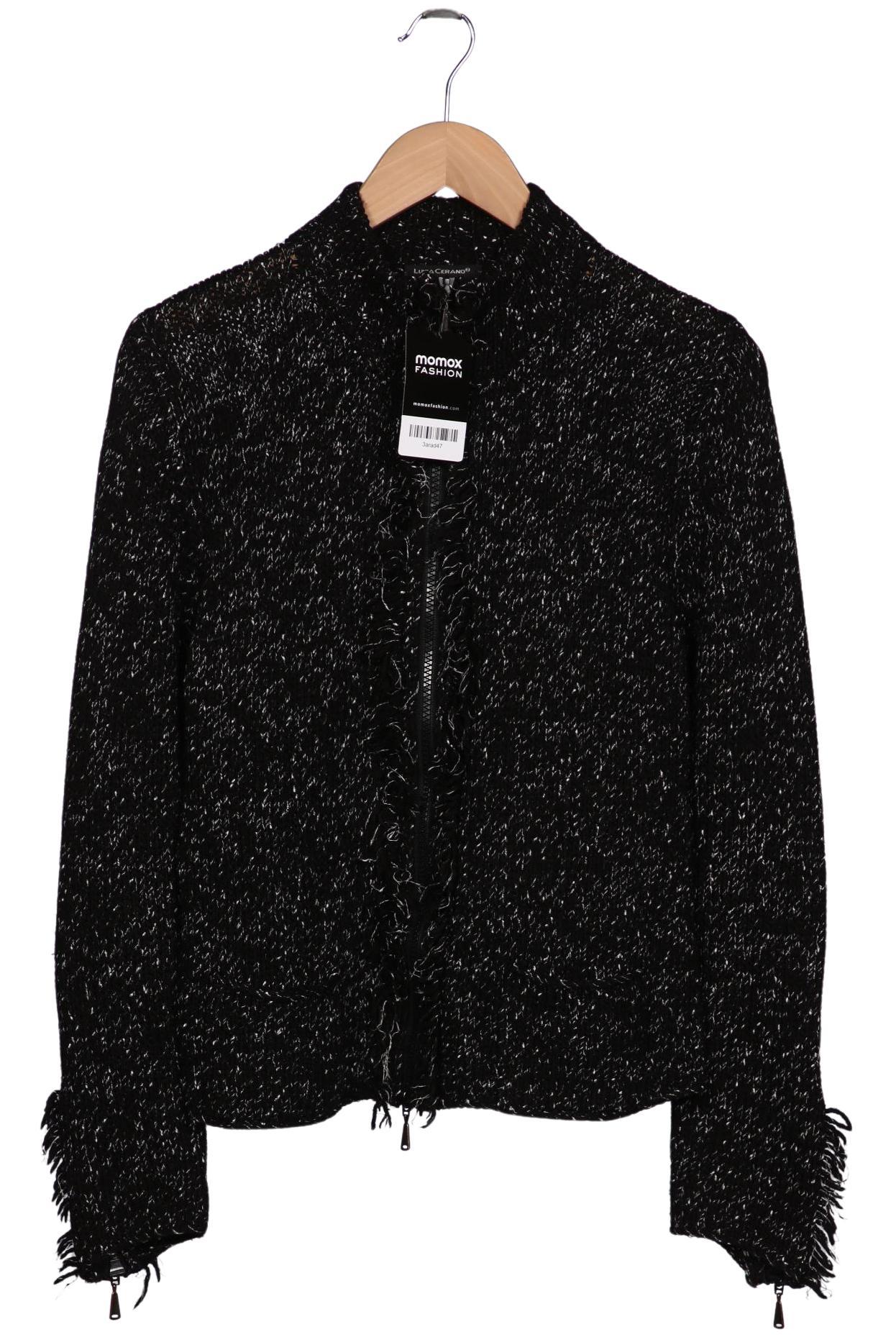 

Luisa Cerano Damen Strickjacke, schwarz, Gr. 38