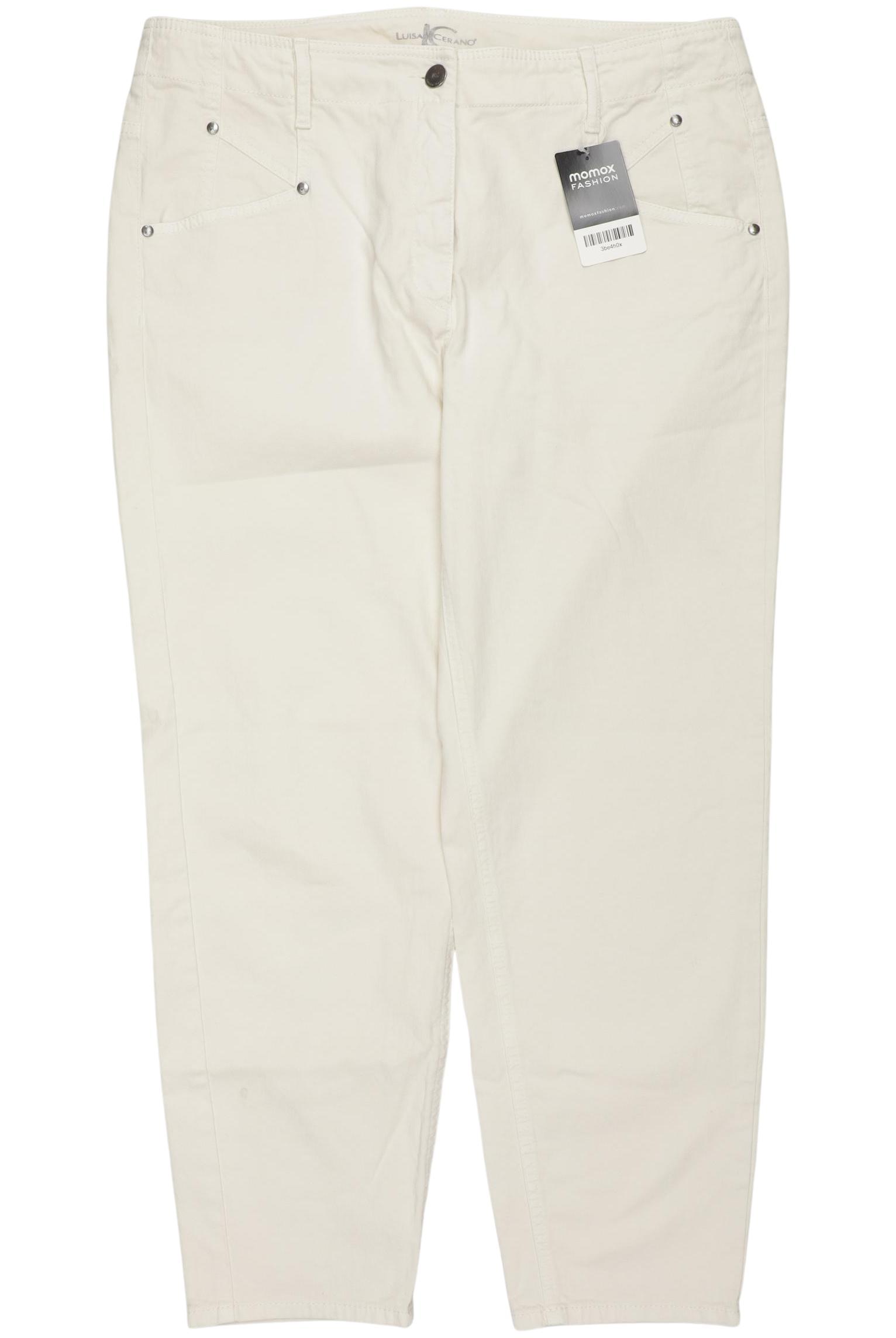 

Luisa Cerano Damen Jeans, cremeweiß, Gr. 44