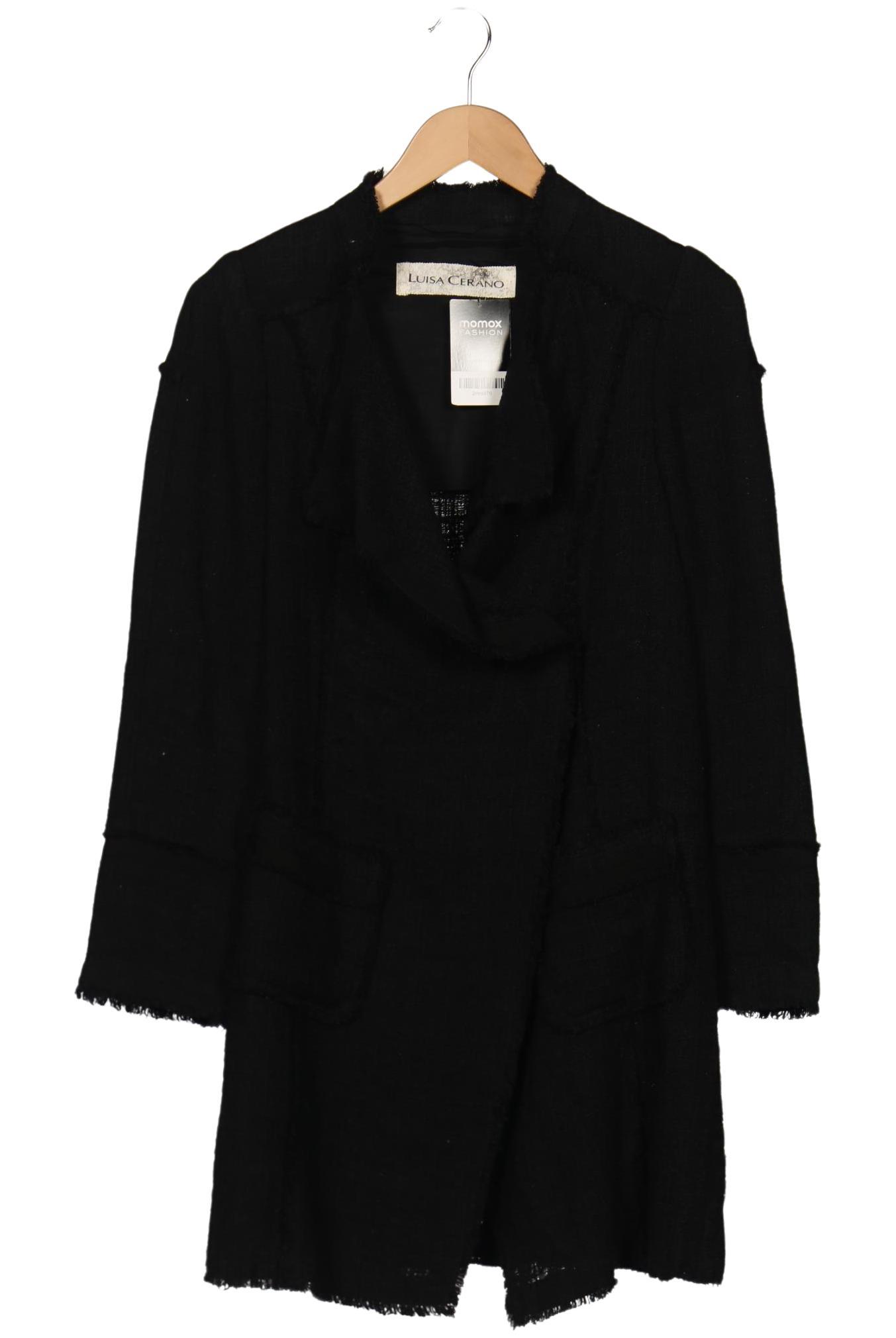 

Luisa Cerano Damen Mantel, schwarz, Gr. 38