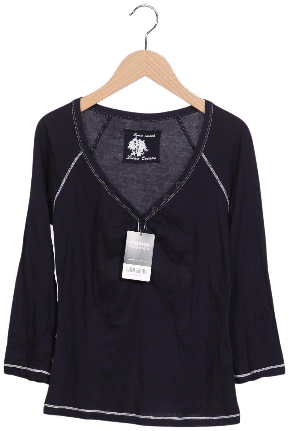 

Luisa Cerano Damen Langarmshirt, marineblau, Gr. 34