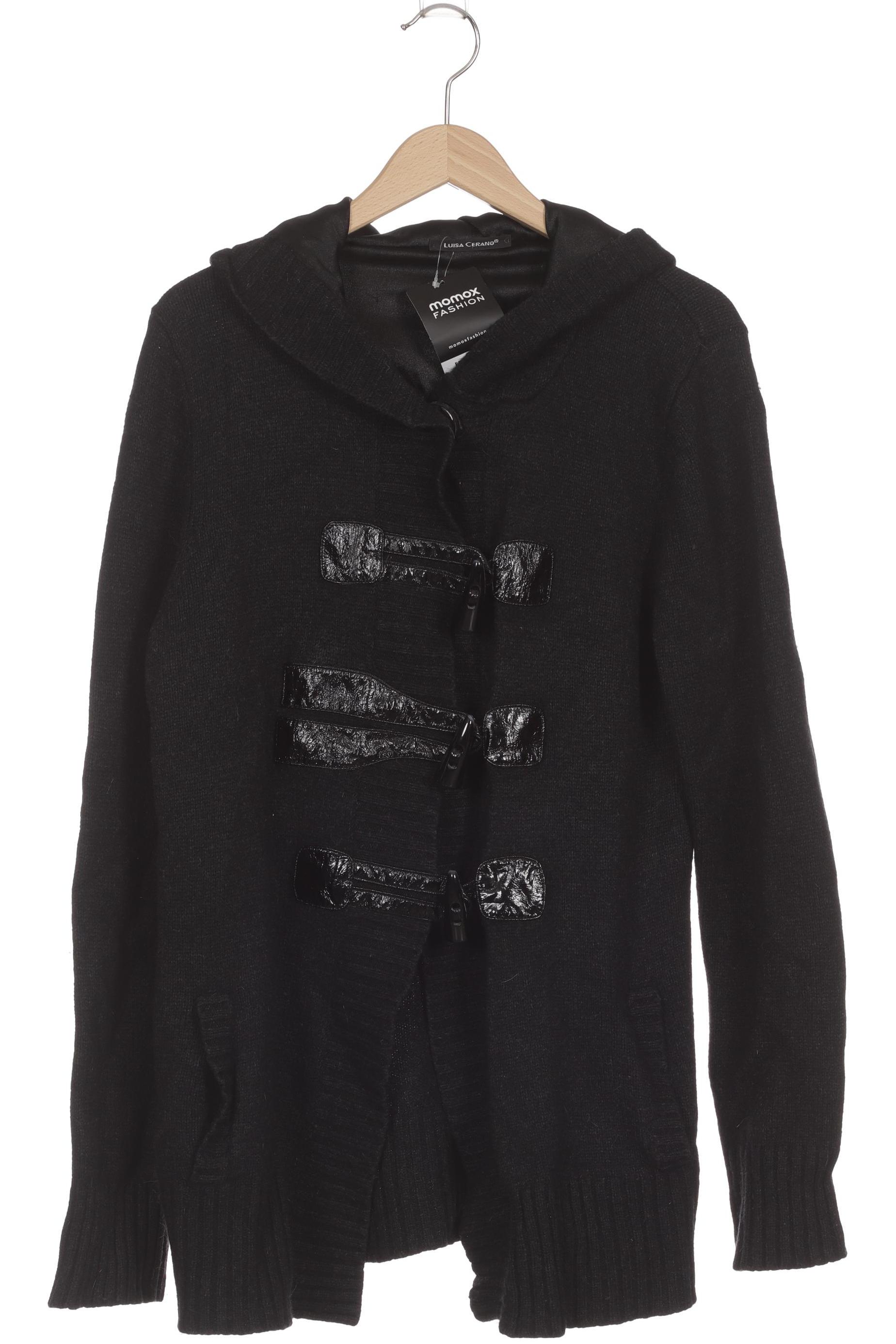 

Luisa Cerano Damen Strickjacke, schwarz, Gr. 38