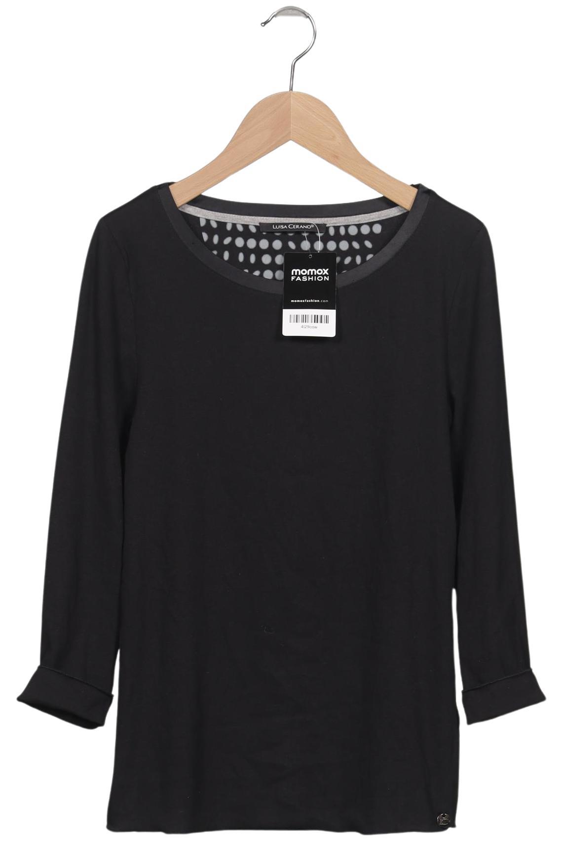 

Luisa Cerano Damen Langarmshirt, schwarz, Gr. 38