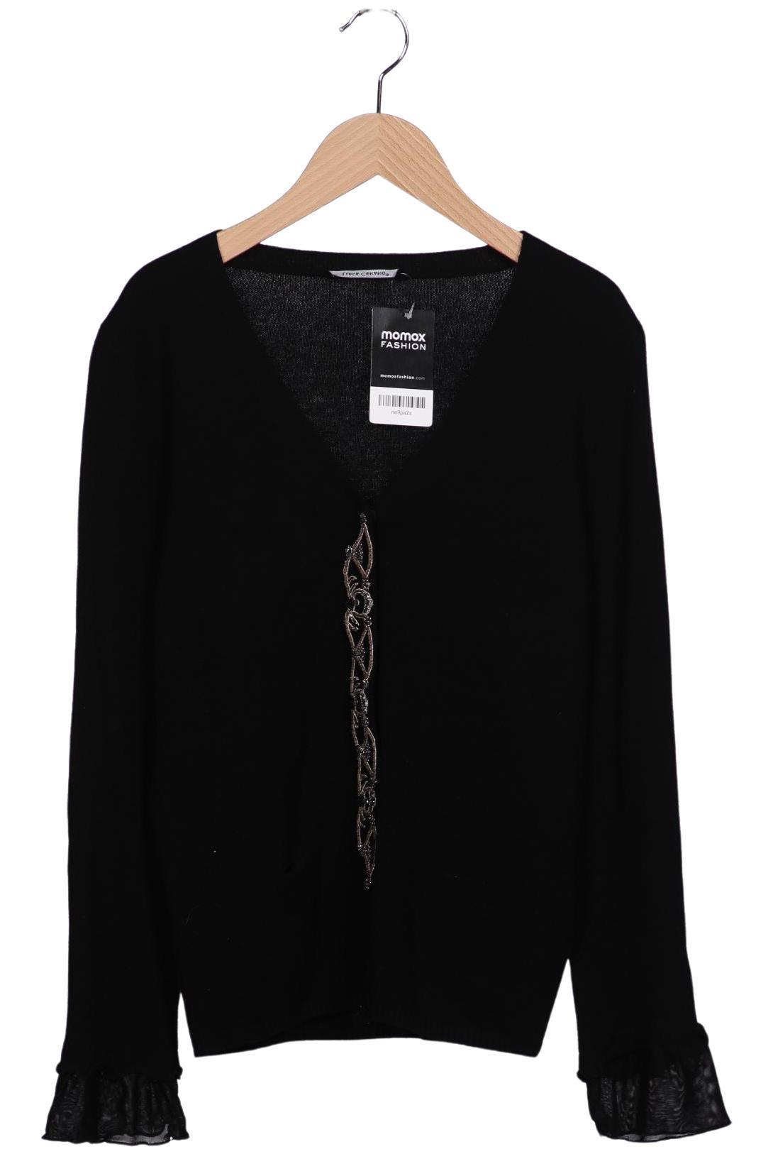 

Luisa Cerano Damen Strickjacke, schwarz, Gr. 42