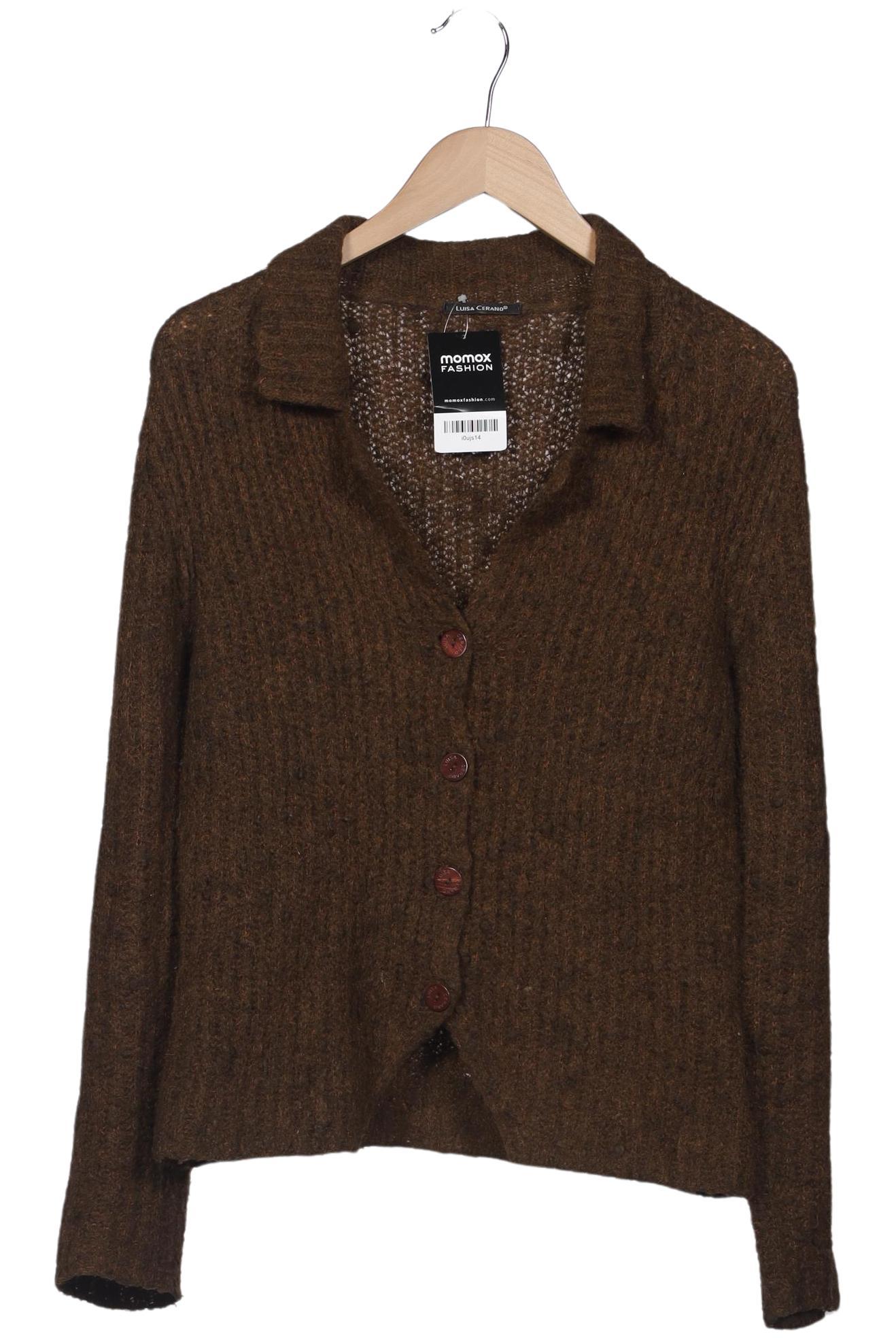 

Luisa Cerano Damen Strickjacke, braun, Gr. 38