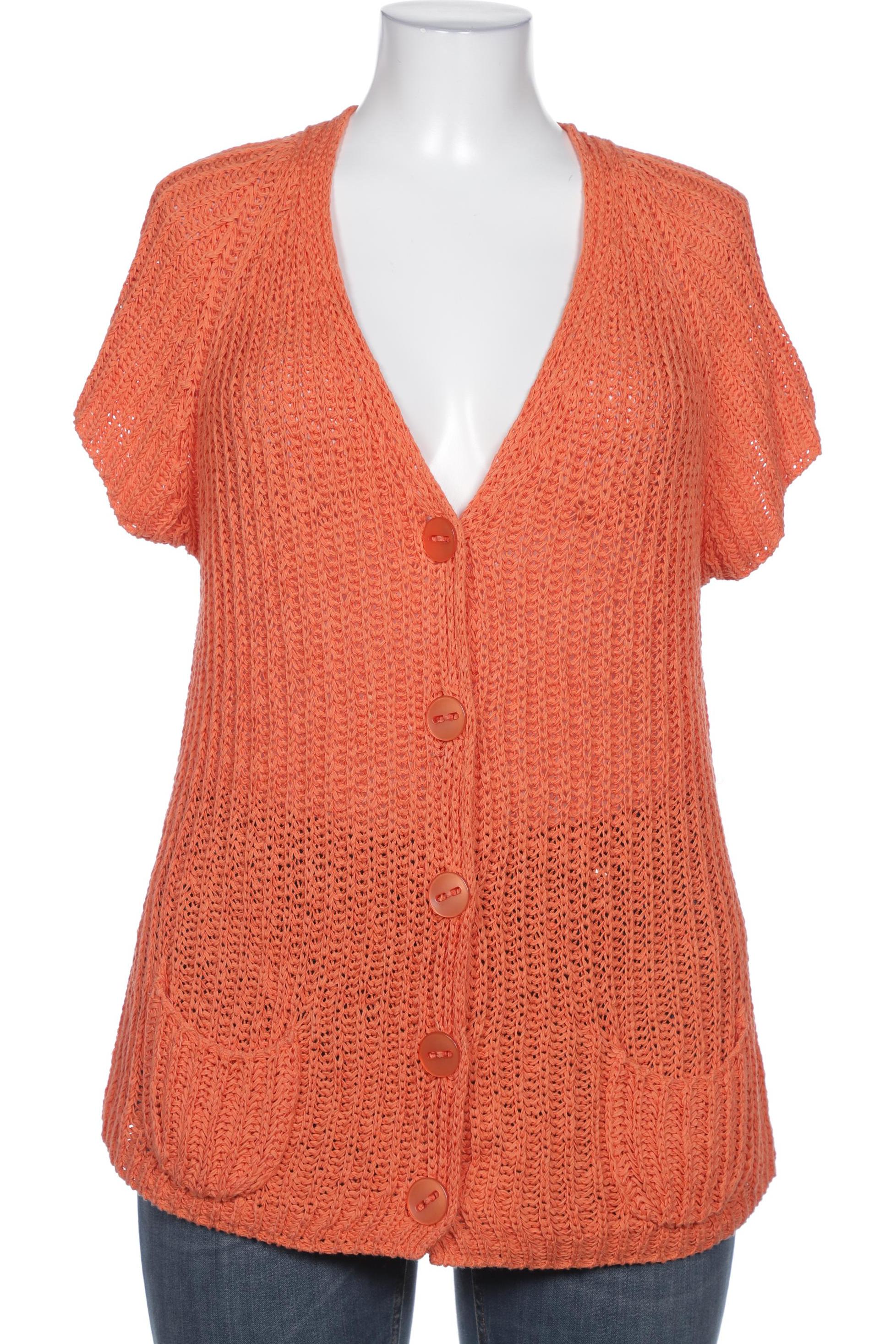 

Luisa Cerano Damen Strickjacke, orange, Gr. 44