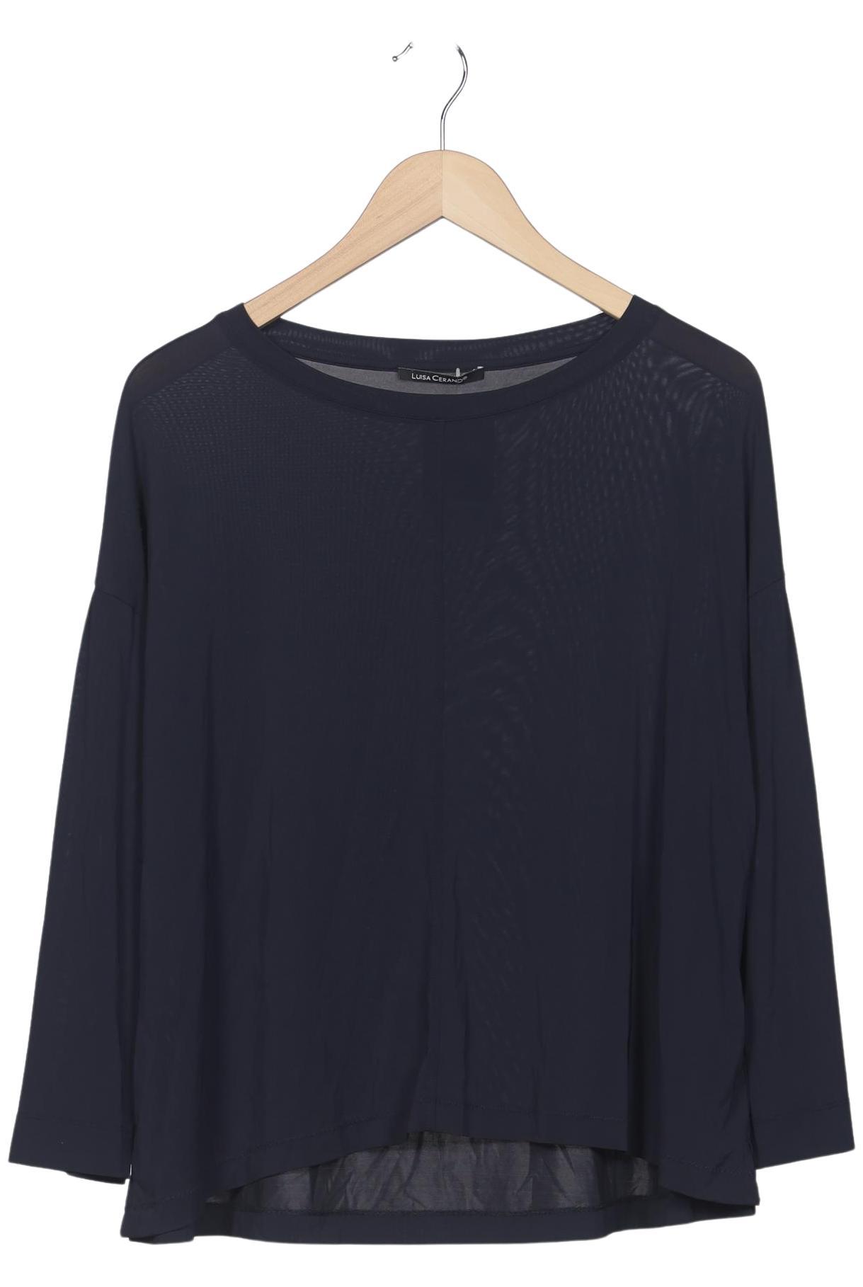 

Luisa Cerano Damen Langarmshirt, marineblau, Gr. 42