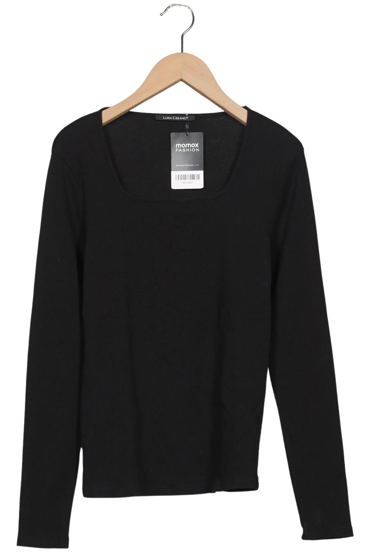 

Luisa Cerano Damen Langarmshirt, schwarz, Gr. 38
