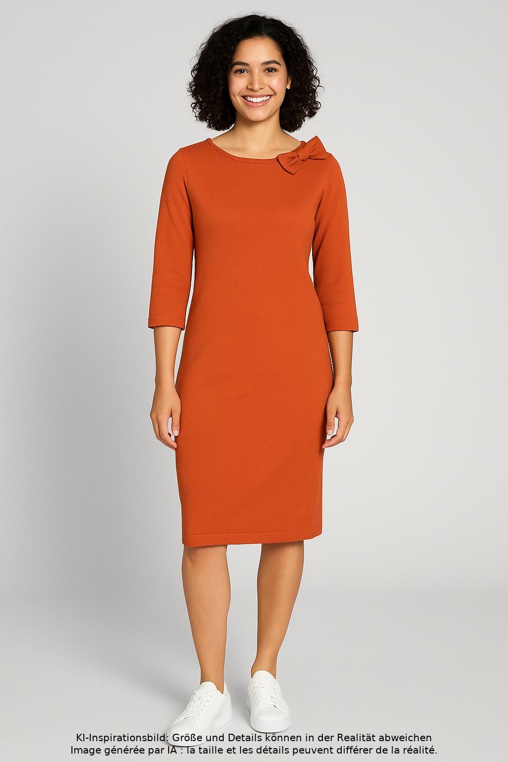 

Luisa Cerano Damen Kleid, orange, Gr. 38
