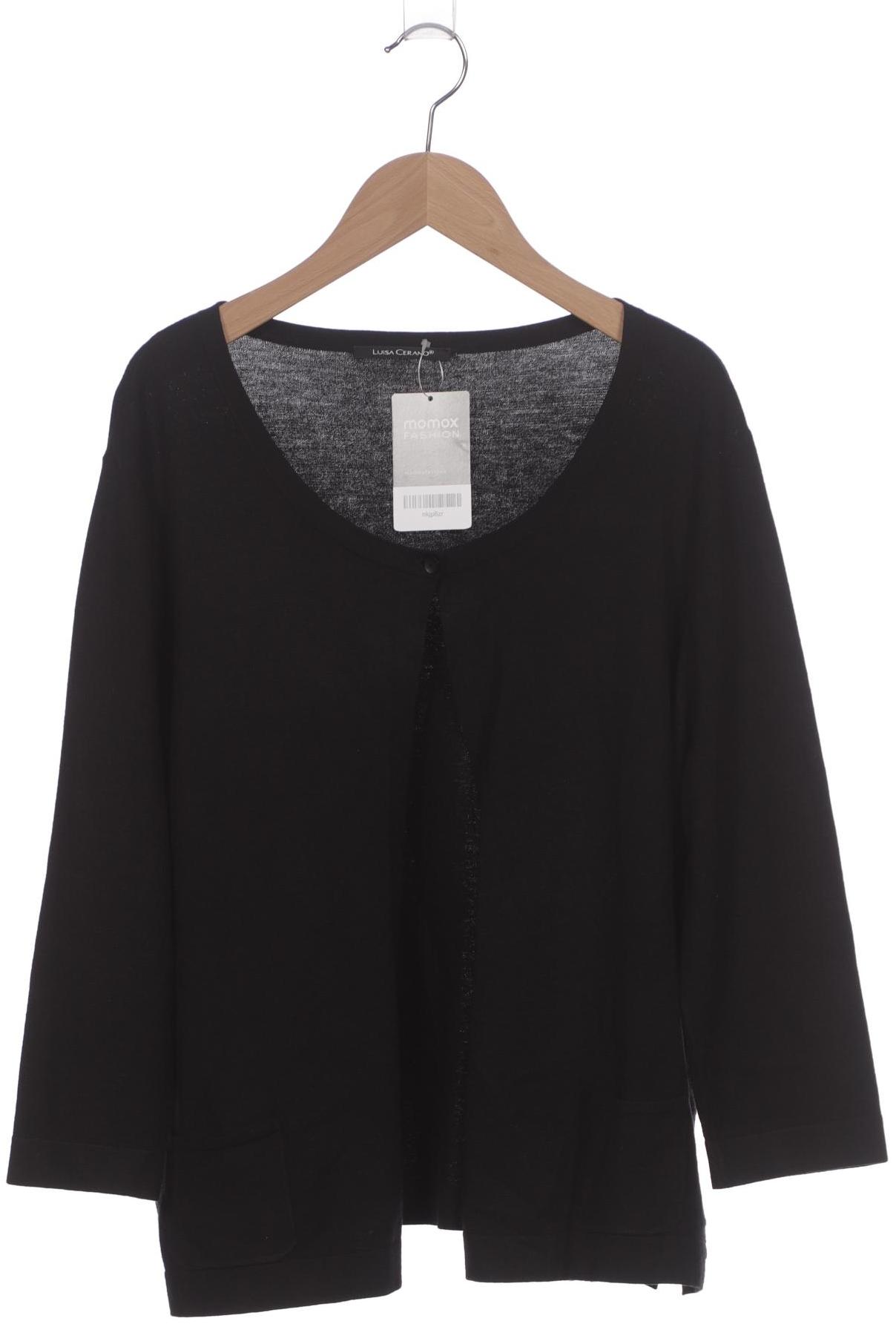 

Luisa Cerano Damen Strickjacke, schwarz, Gr. 42