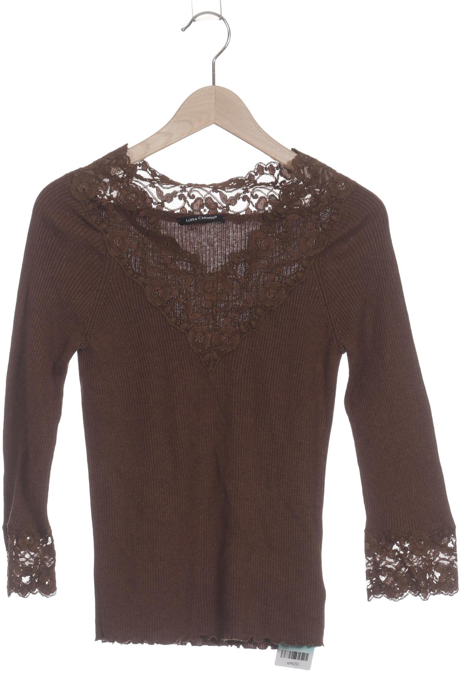 

Luisa Cerano Damen Langarmshirt, braun, Gr. 36