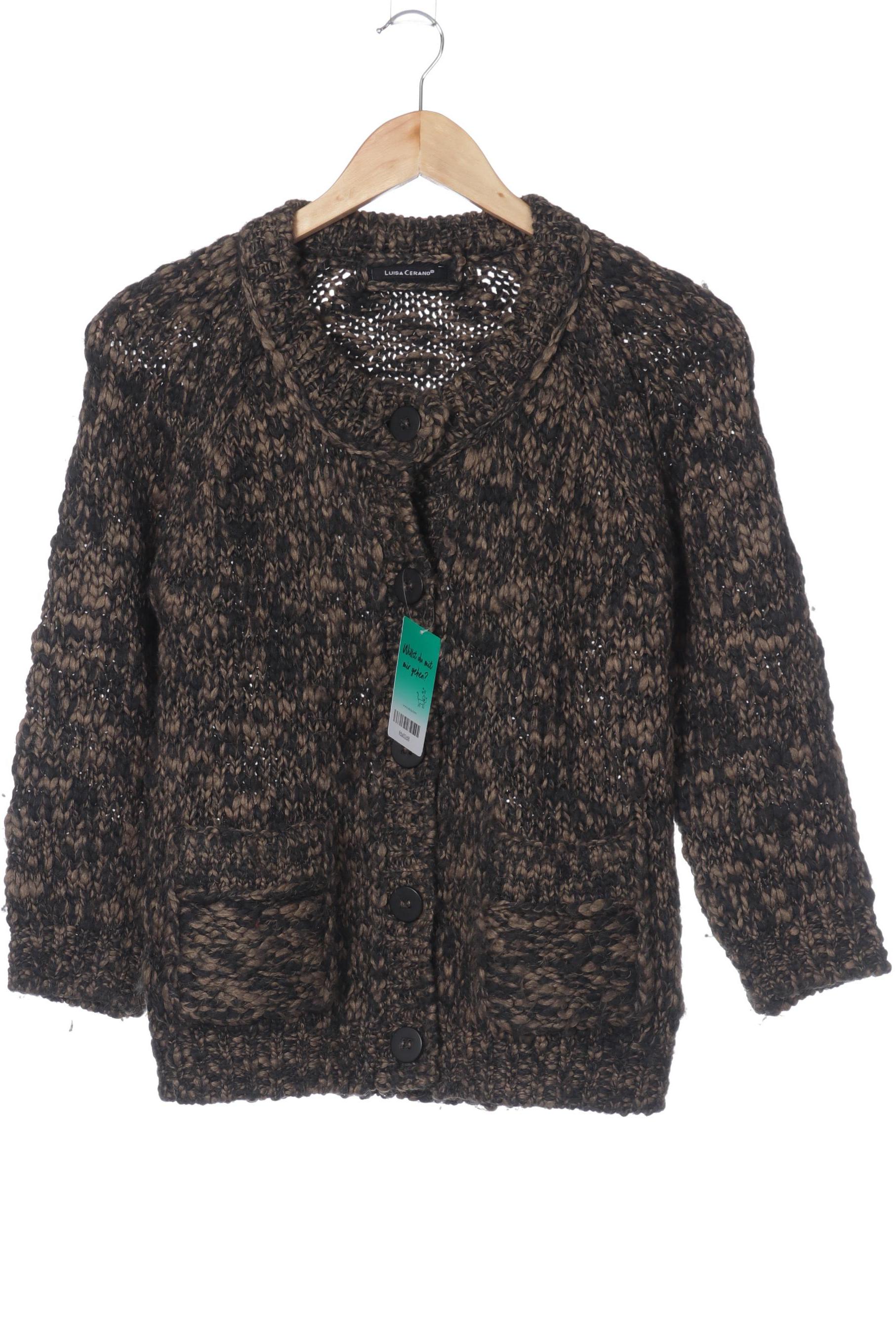 

Luisa Cerano Damen Strickjacke, braun, Gr. 34