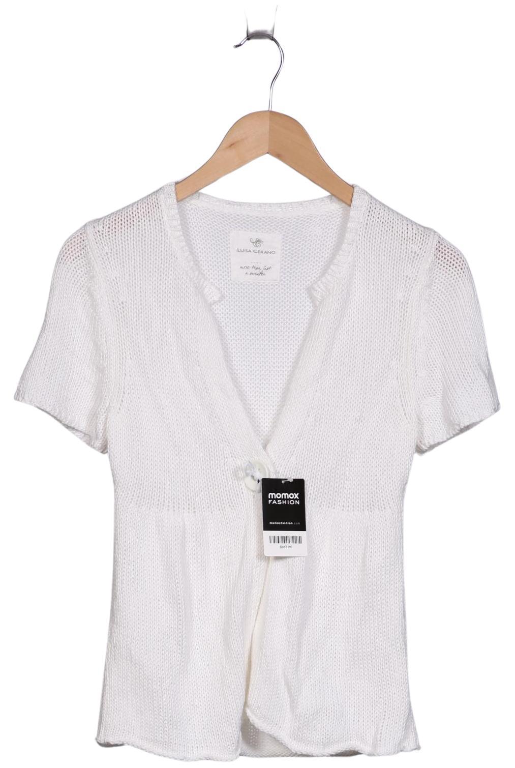 

Luisa Cerano Damen Strickjacke, weiß, Gr. 36