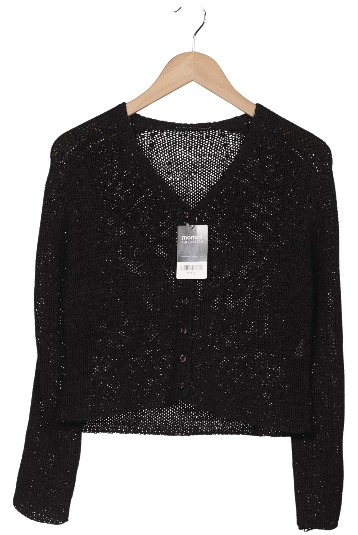 

Luisa Cerano Damen Strickjacke, schwarz, Gr. 38