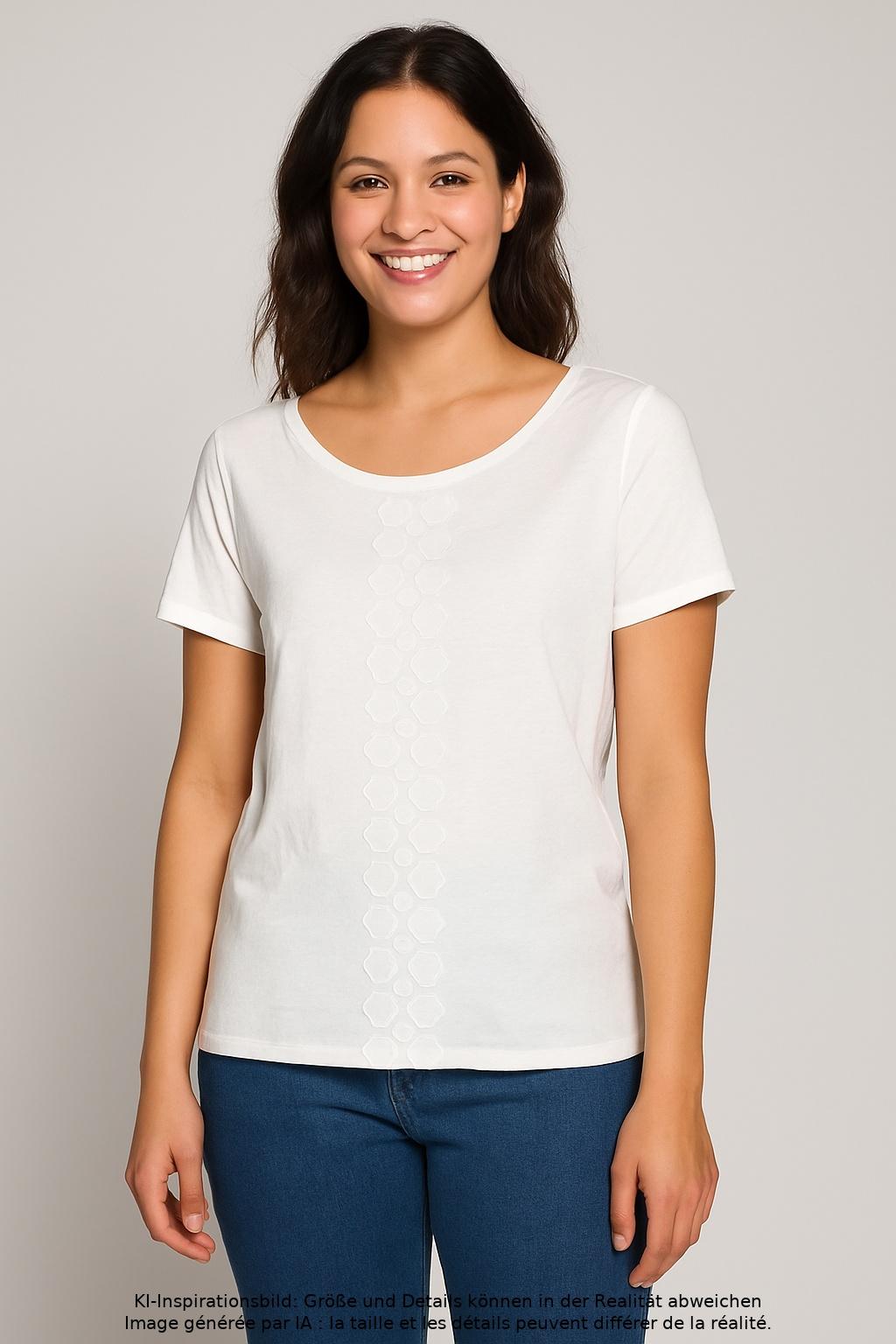 

Luisa Cerano Damen T-Shirt, weiß, Gr. 42