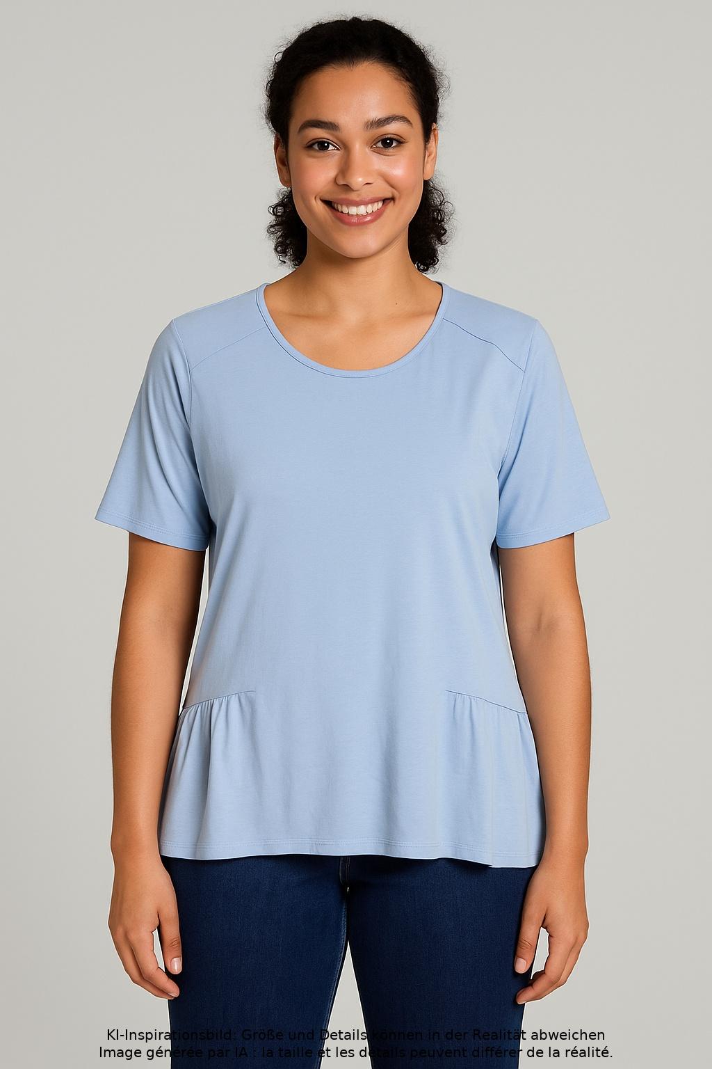 

Luisa Cerano Damen T-Shirt, hellblau, Gr. 46