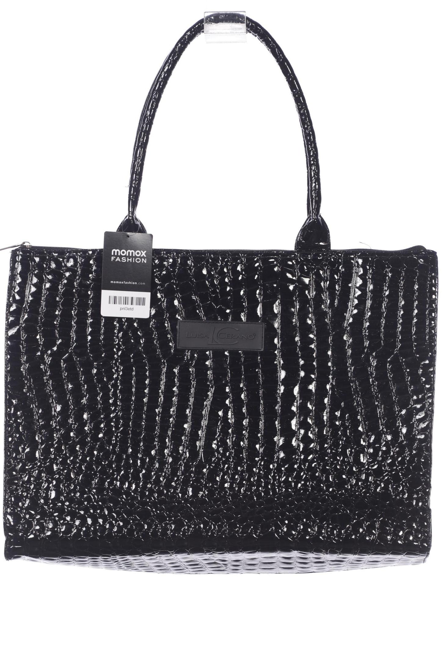 

Luisa Cerano Damen Handtasche, schwarz, Gr.
