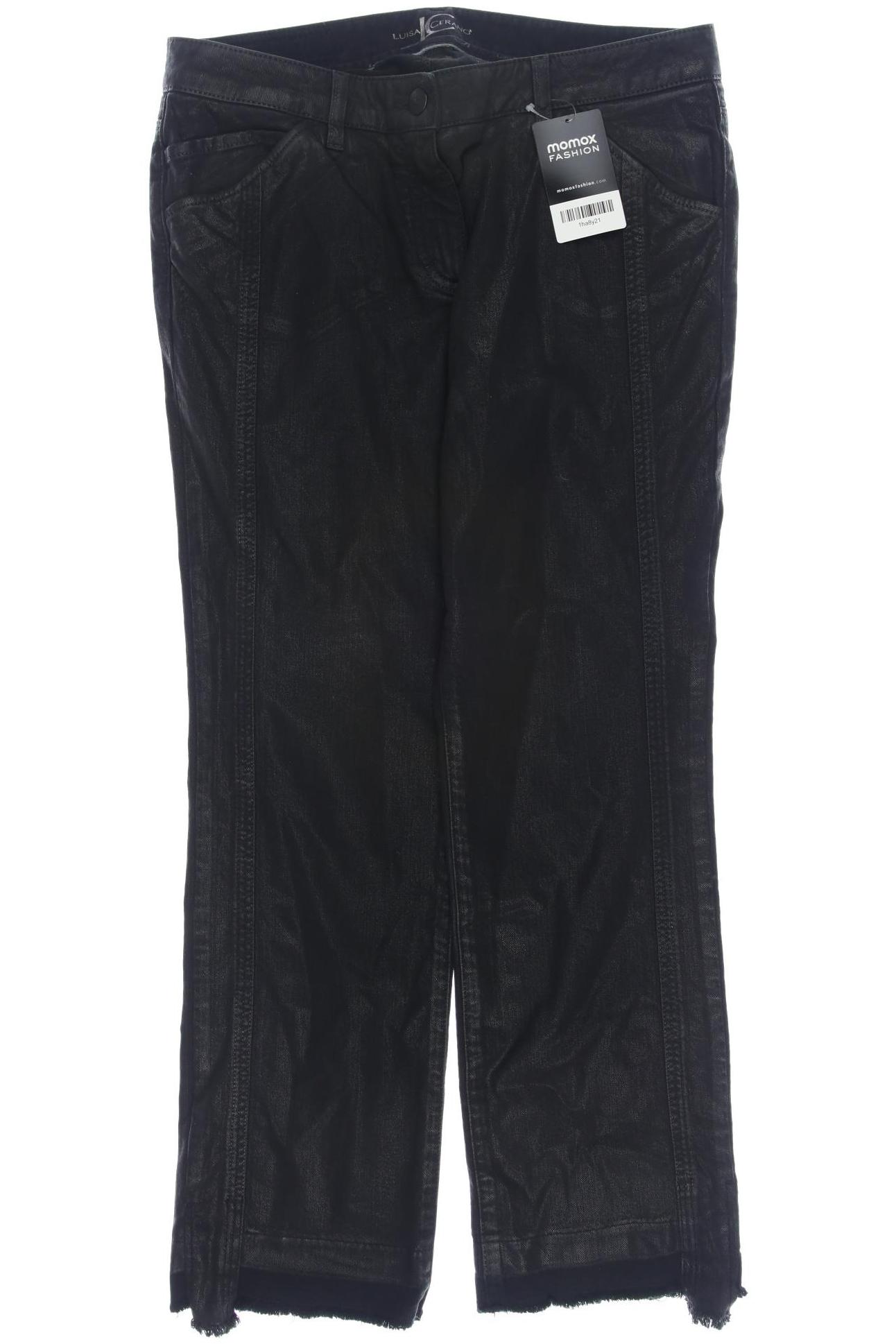 

Luisa Cerano Damen Jeans, schwarz, Gr. 38