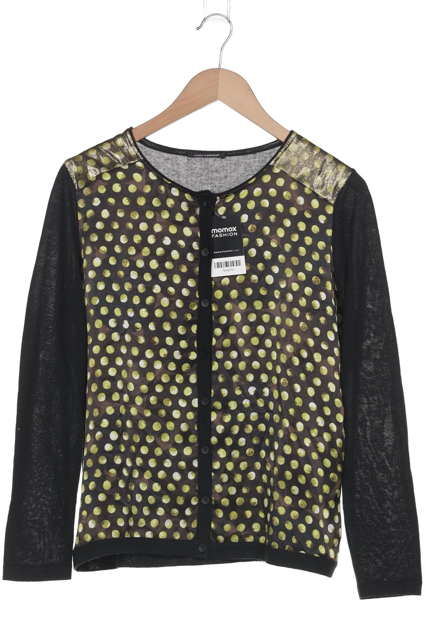 

Luisa Cerano Damen Strickjacke, schwarz, Gr. 40