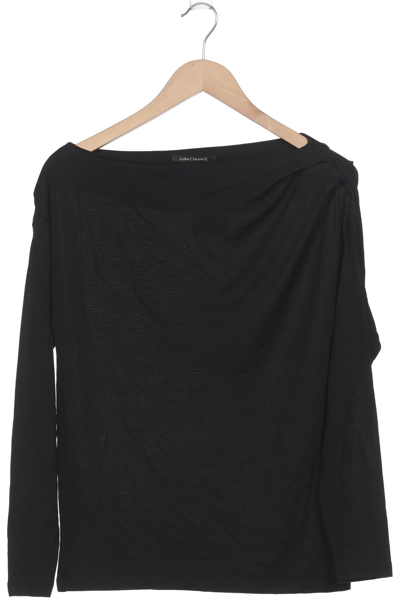 

Luisa Cerano Damen Langarmshirt, schwarz, Gr. 40