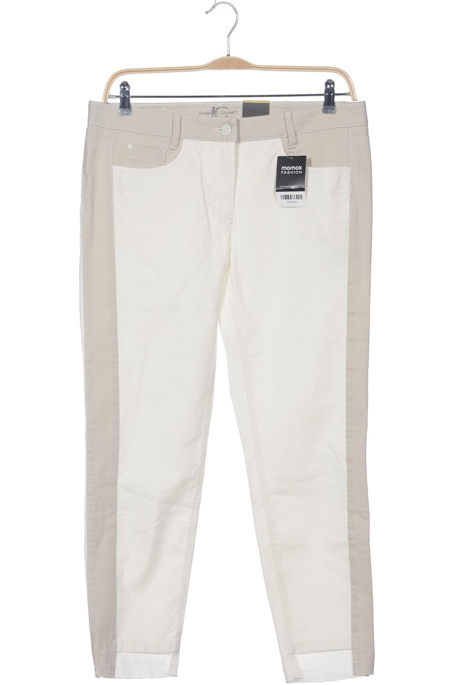 

Luisa Cerano Damen Jeans, weiß, Gr. 42