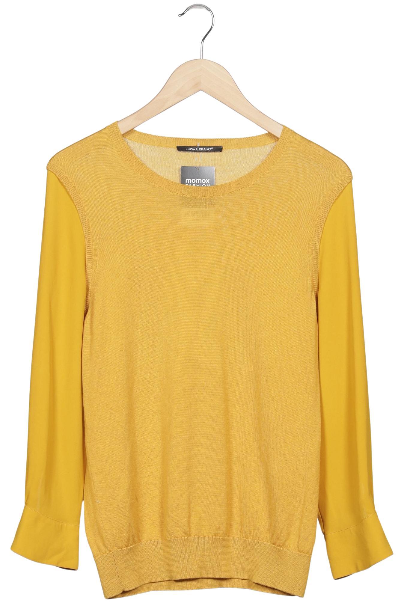

Luisa Cerano Damen Pullover, gelb, Gr. 38