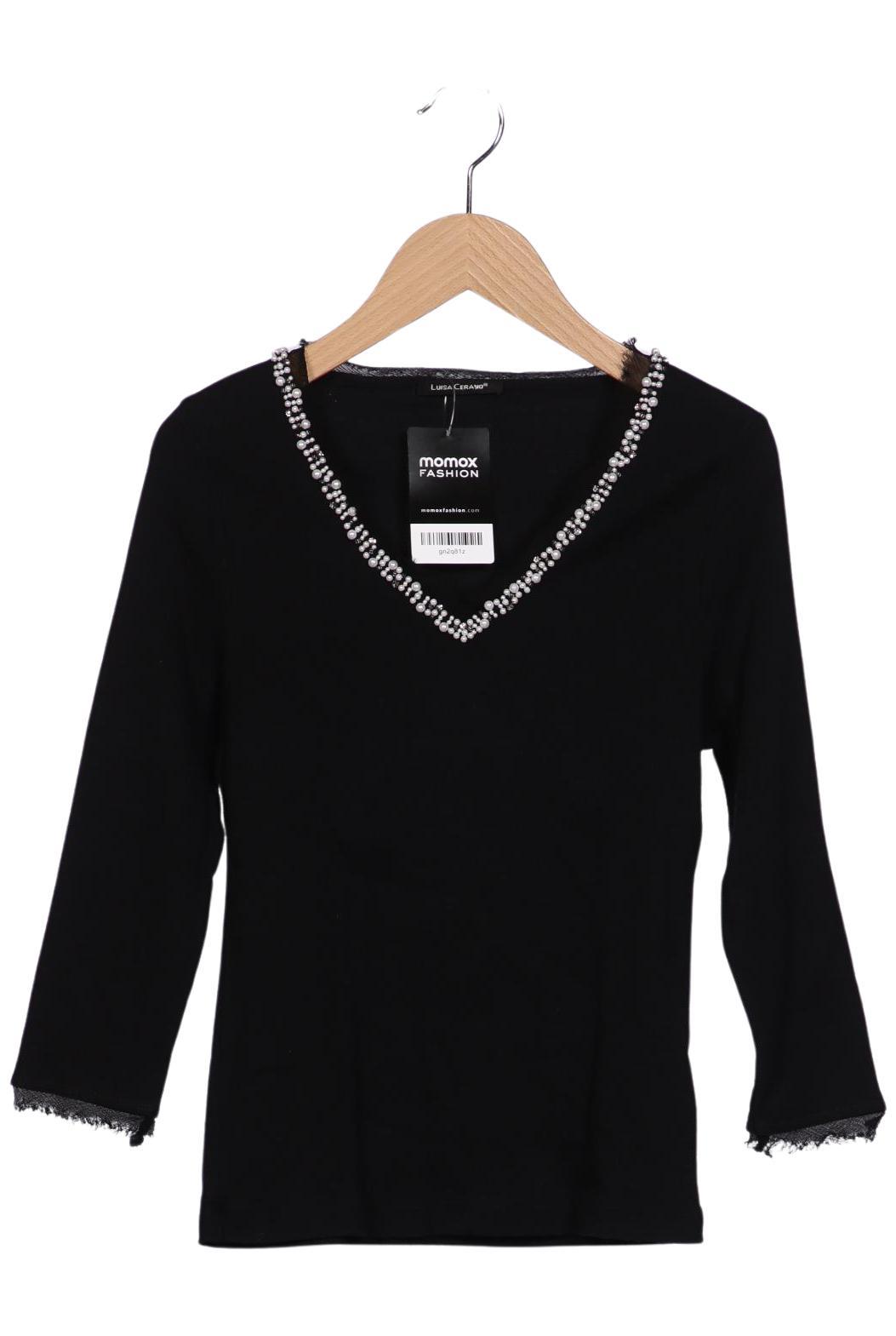 

Luisa Cerano Damen Langarmshirt, schwarz, Gr. 40