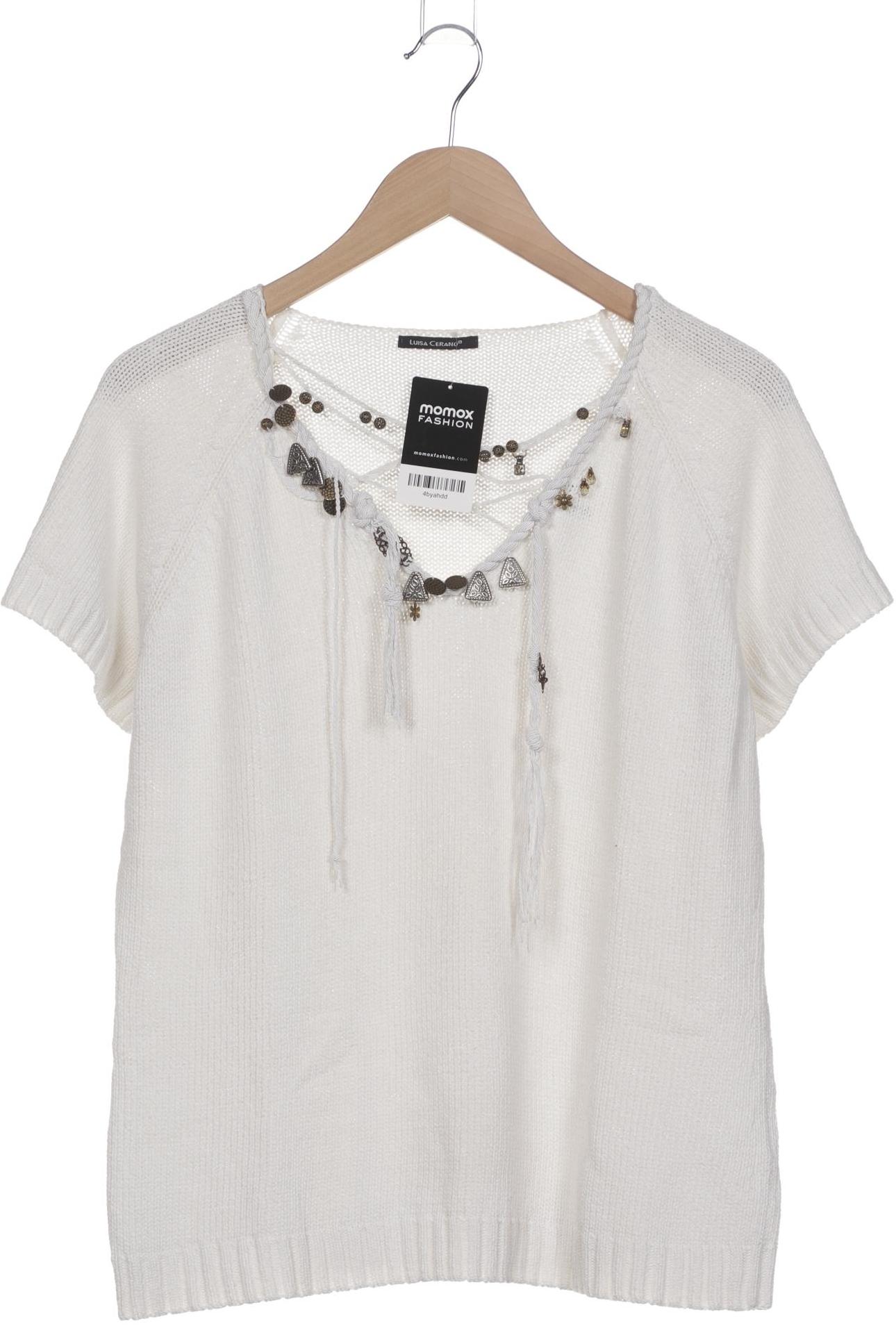 

Luisa Cerano Damen Pullover, weiß, Gr. 44