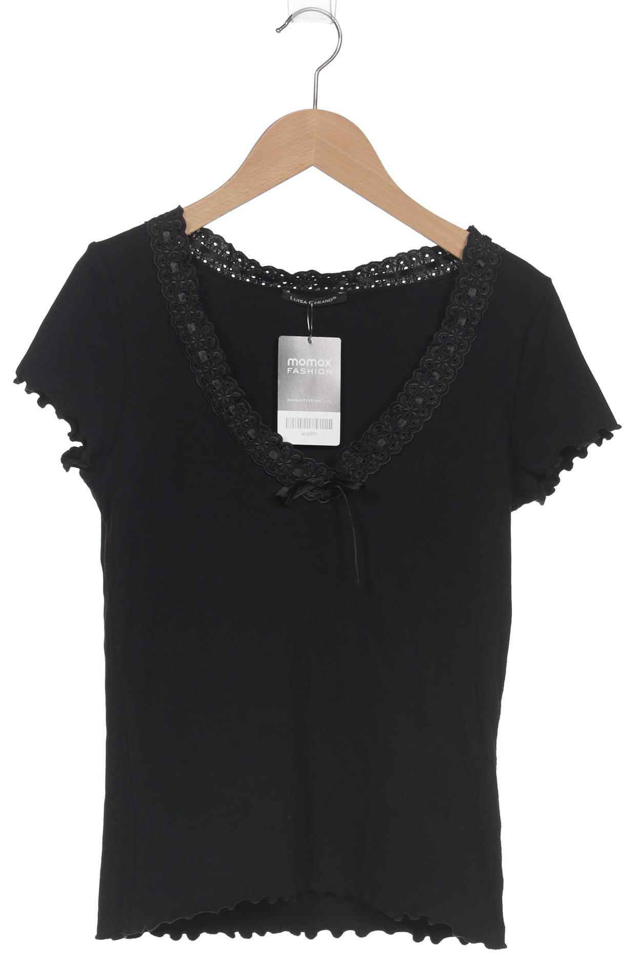 

Luisa Cerano Damen T-Shirt, schwarz, Gr. 38