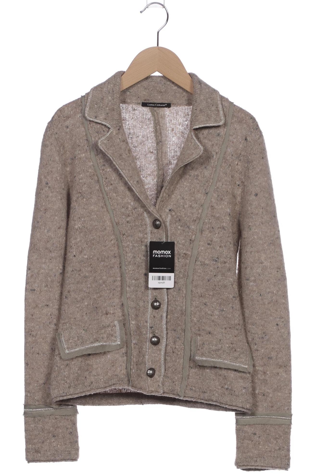 

Luisa Cerano Damen Strickjacke, braun, Gr. 34