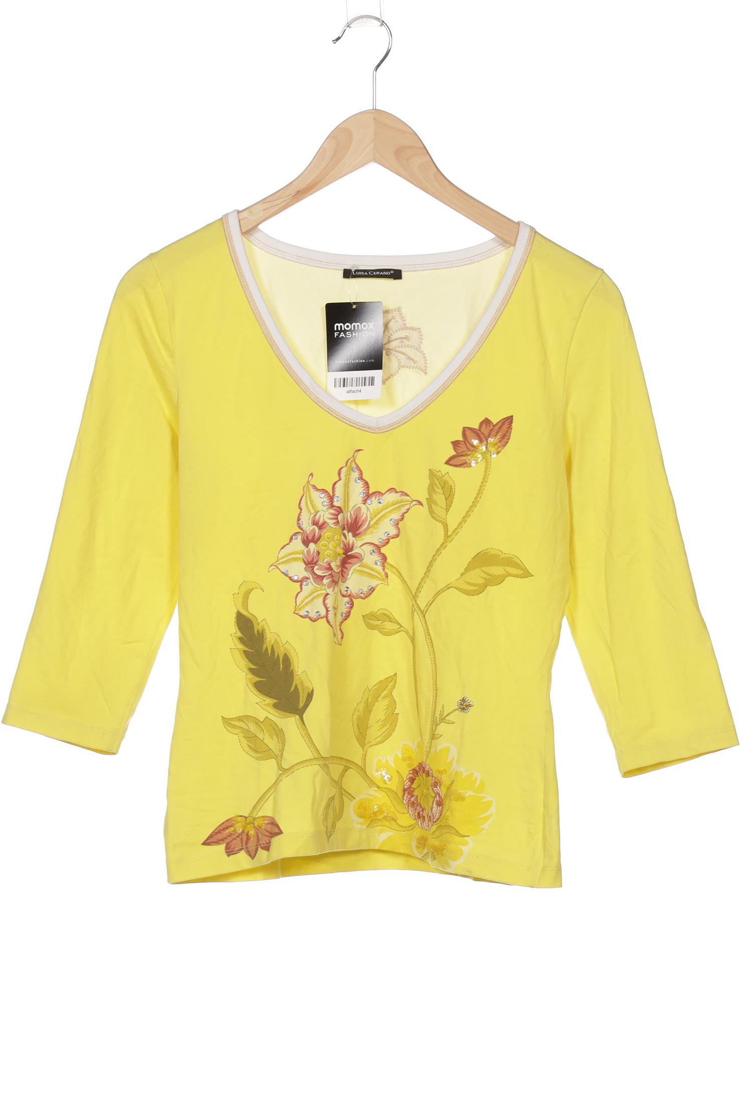 

Luisa Cerano Damen Langarmshirt, gelb, Gr. 36