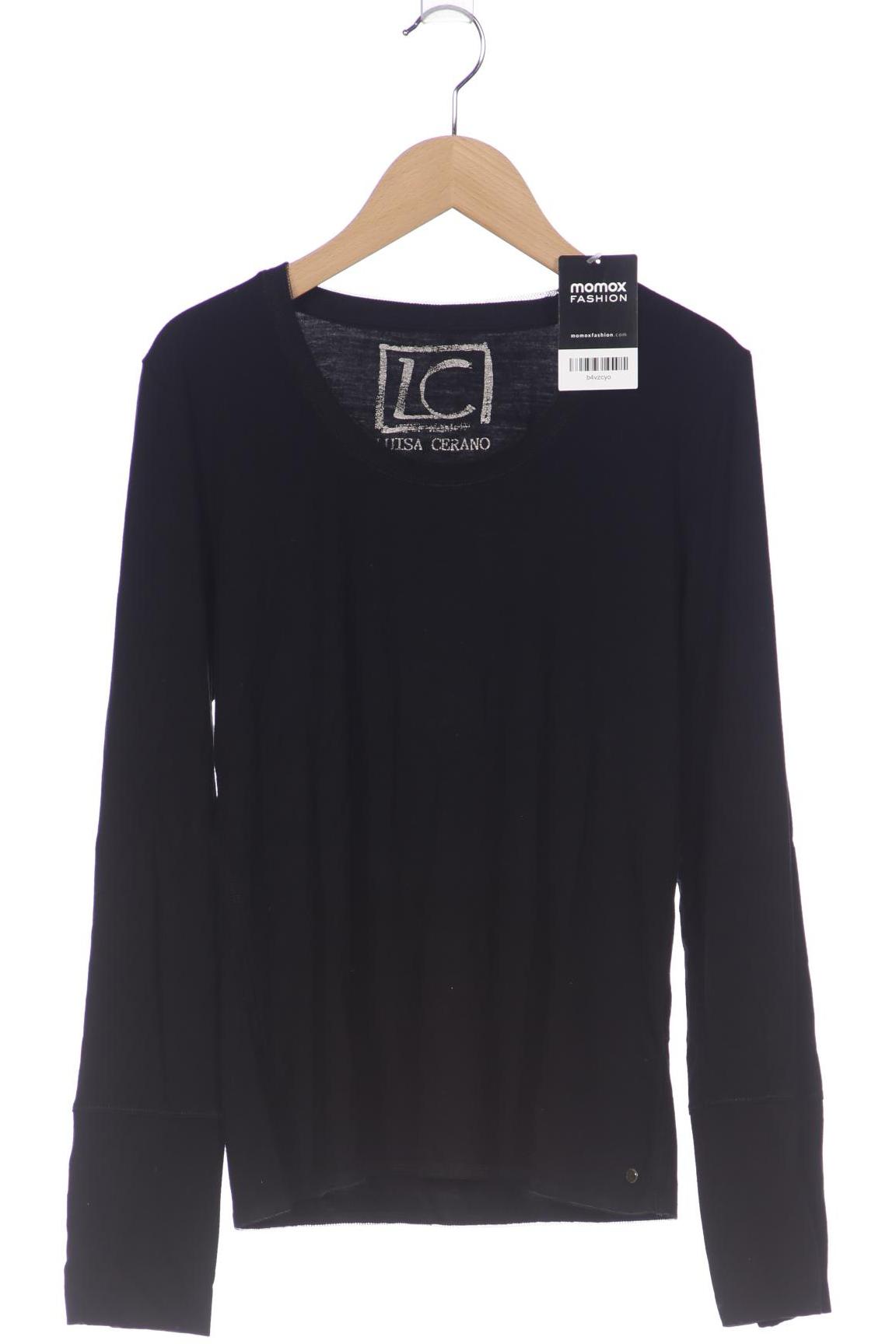 

Luisa Cerano Damen Langarmshirt, schwarz, Gr. 38