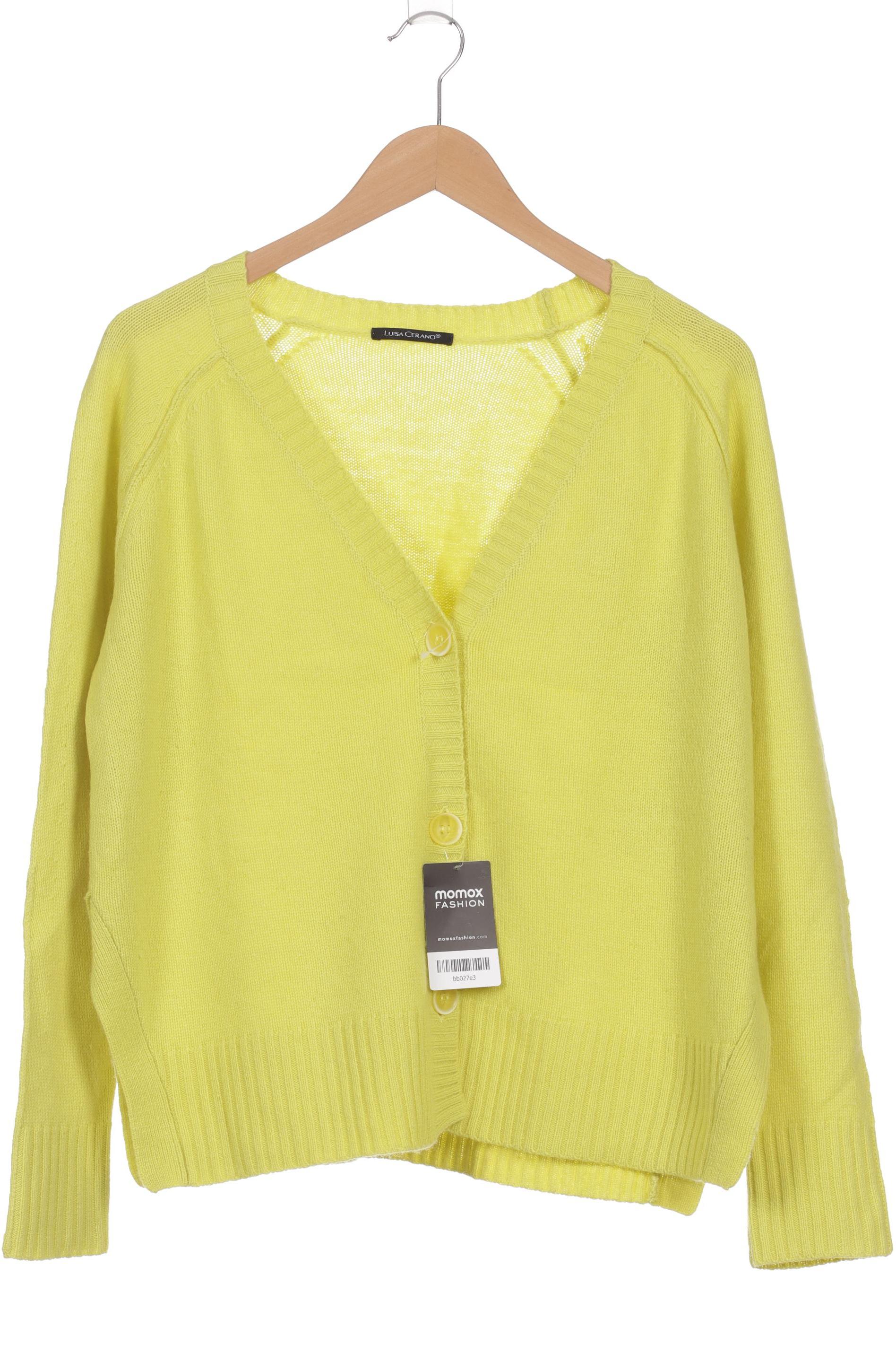 

Luisa Cerano Damen Strickjacke, gelb, Gr. 38