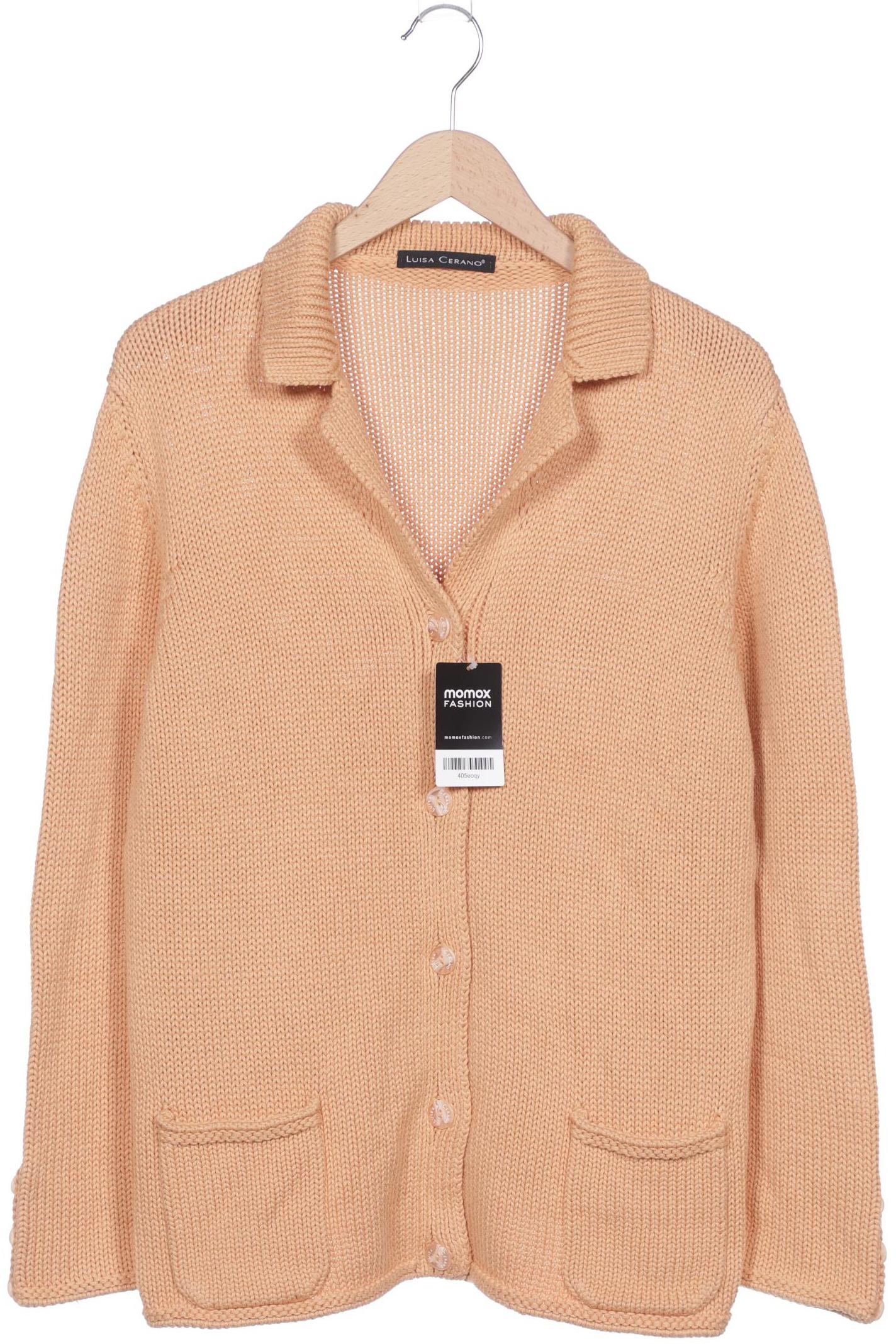 

Luisa Cerano Damen Strickjacke, orange, Gr. 44