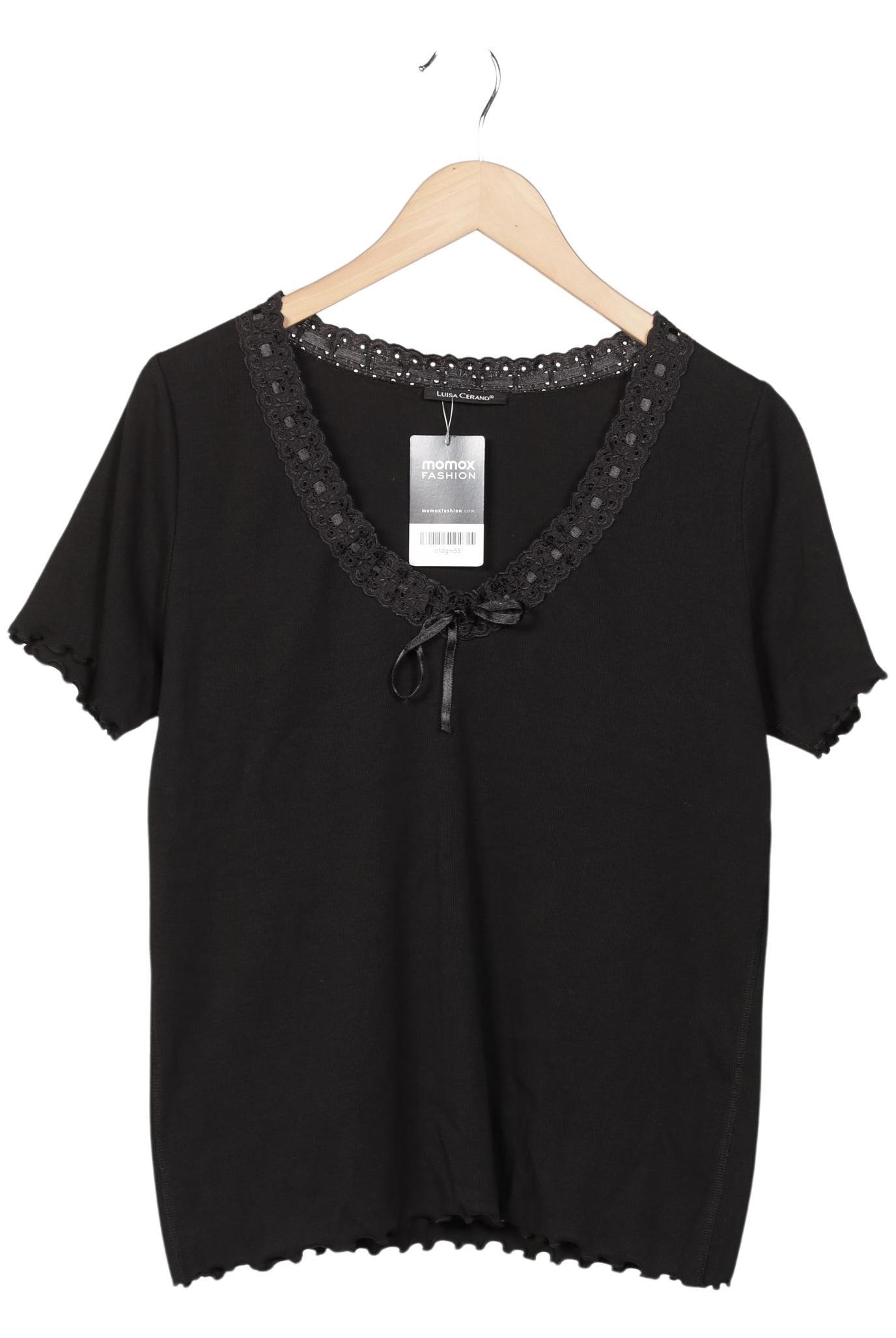 

Luisa Cerano Damen T-Shirt, schwarz, Gr. 38