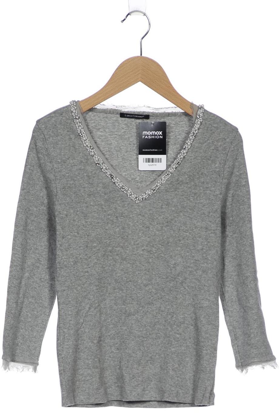 

Luisa Cerano Damen Langarmshirt, grau, Gr. 32