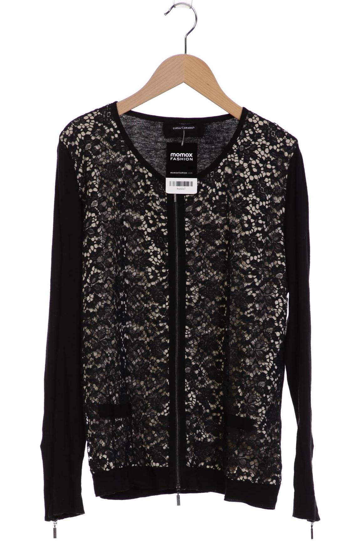 

Luisa Cerano Damen Strickjacke, schwarz, Gr. 44