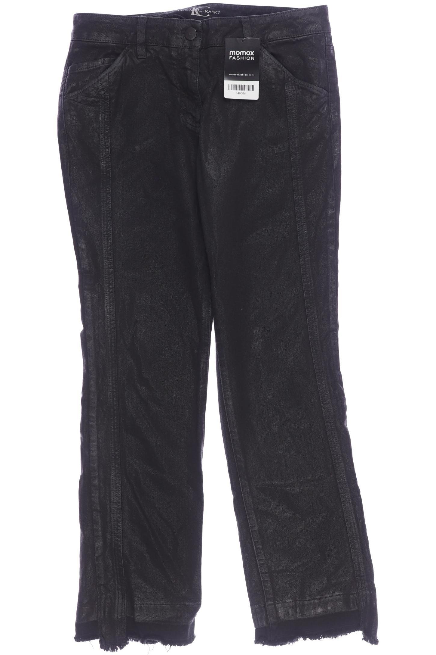 

Luisa Cerano Damen Jeans, schwarz, Gr. 36