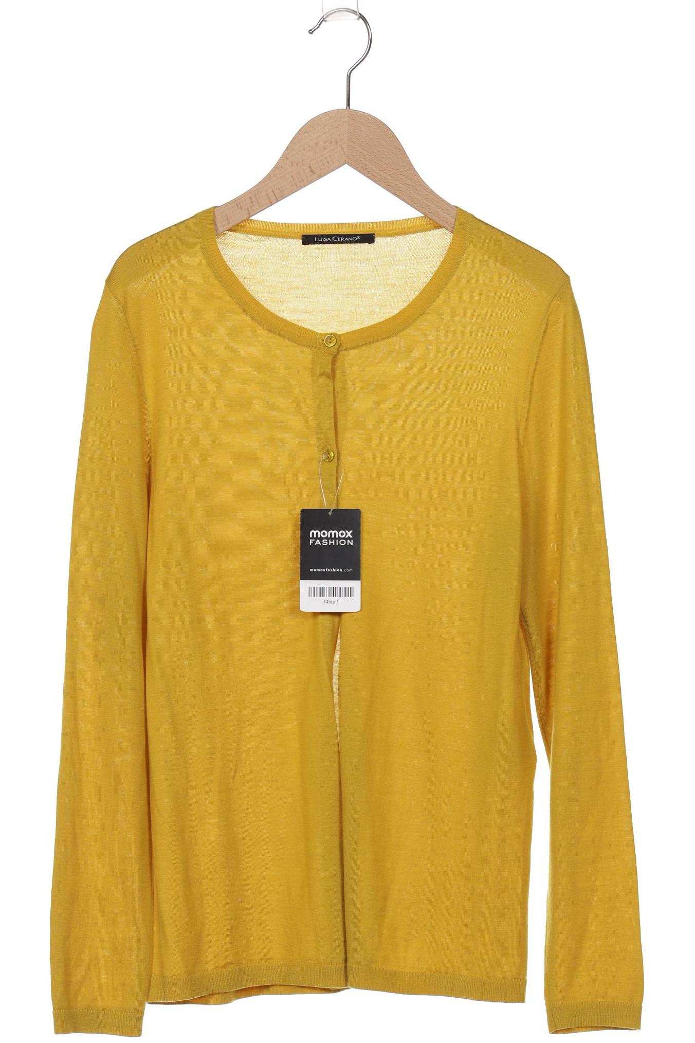 

Luisa Cerano Damen Strickjacke, gelb, Gr. 36