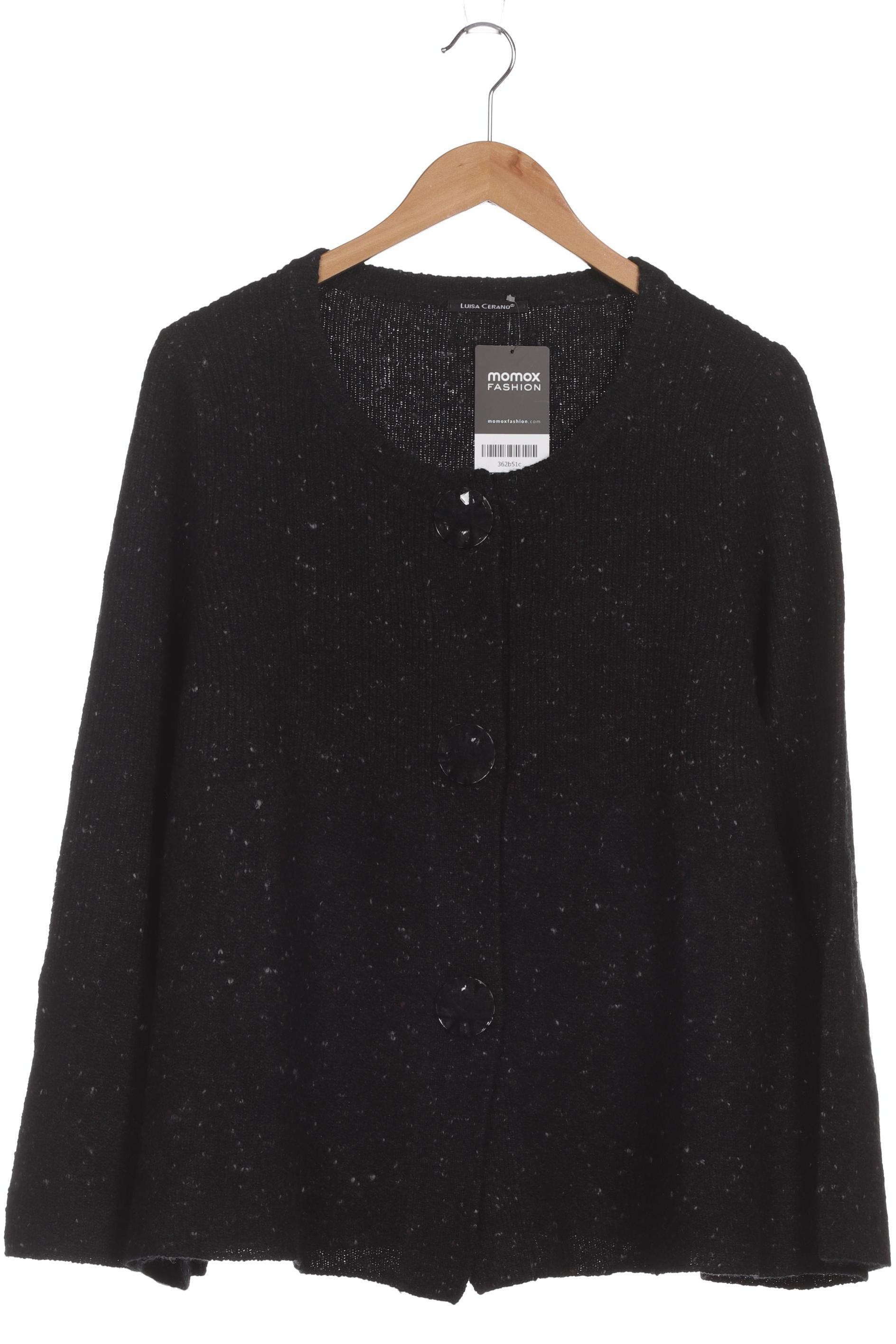 

Luisa Cerano Damen Strickjacke, schwarz, Gr. 44