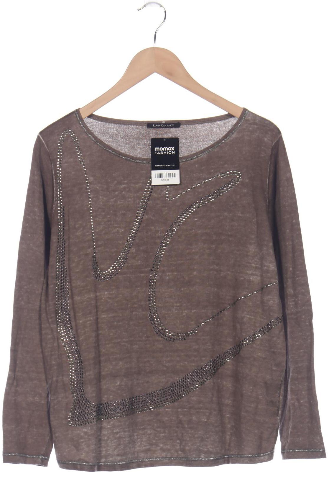 

Luisa Cerano Damen Langarmshirt, braun, Gr. 42