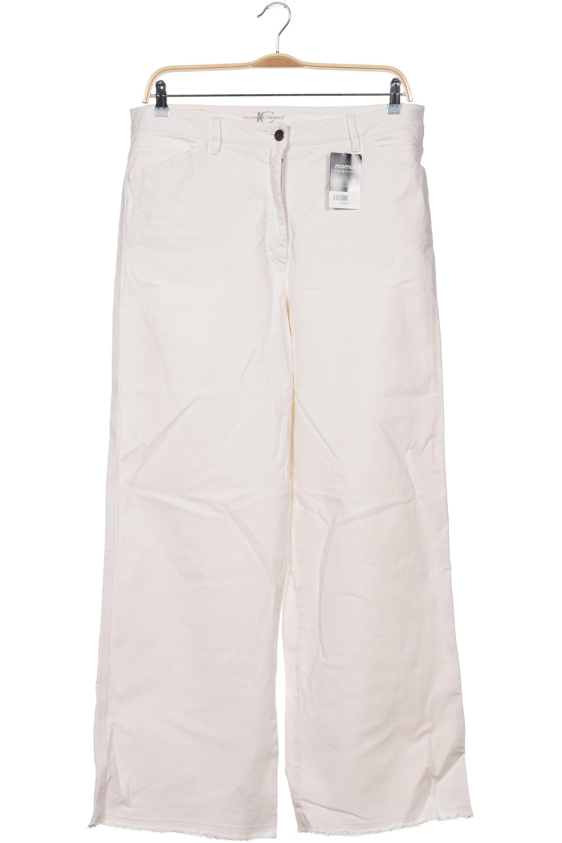 

Luisa Cerano Damen Jeans, cremeweiß, Gr. 46