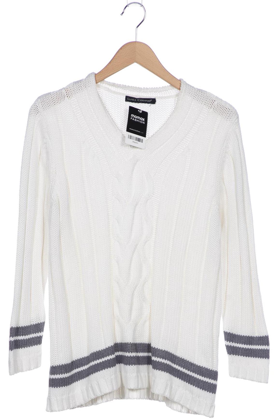 

Luisa Cerano Damen Pullover, weiß, Gr. 38