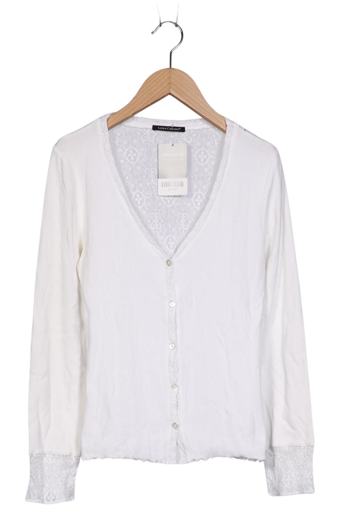 

Luisa Cerano Damen Strickjacke, cremeweiß, Gr. 34