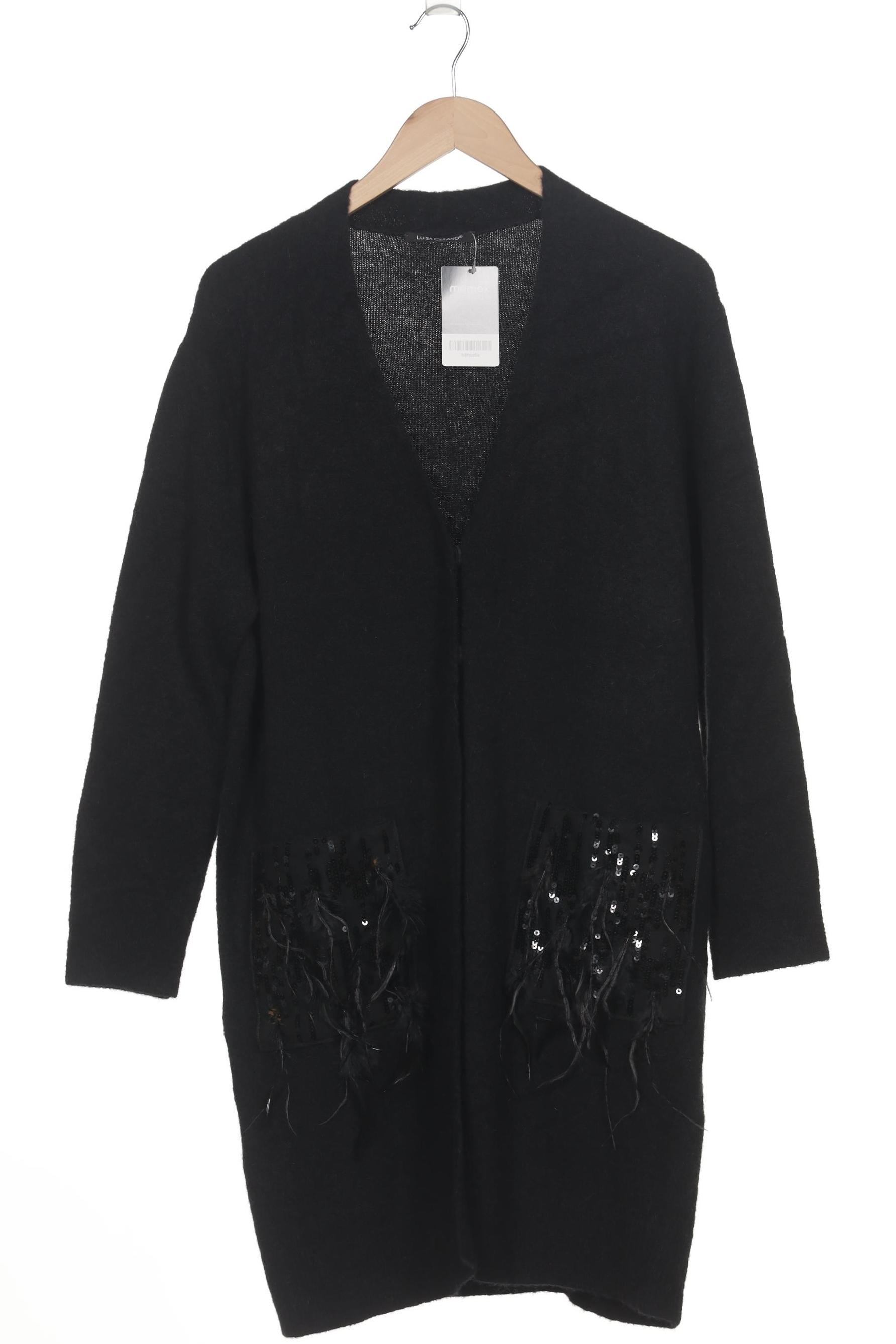

Luisa Cerano Damen Strickjacke, schwarz, Gr. 46
