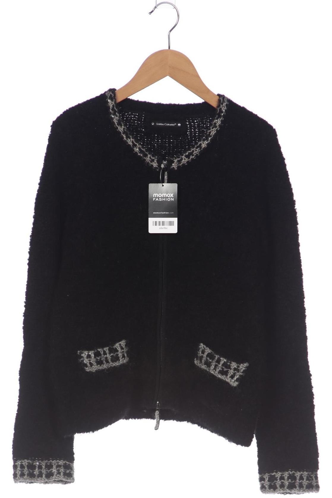 

Luisa Cerano Damen Strickjacke, schwarz, Gr. 34