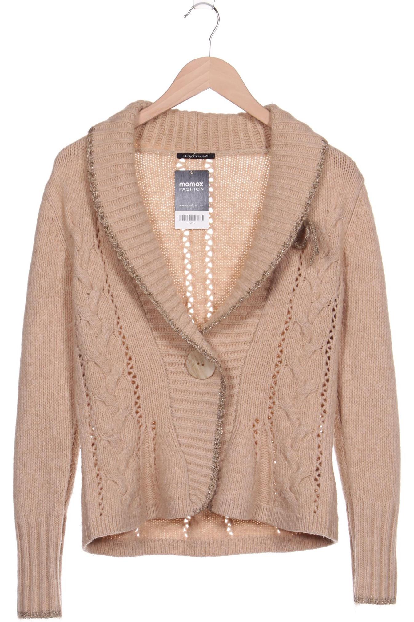 

Luisa Cerano Damen Strickjacke, beige, Gr. 38