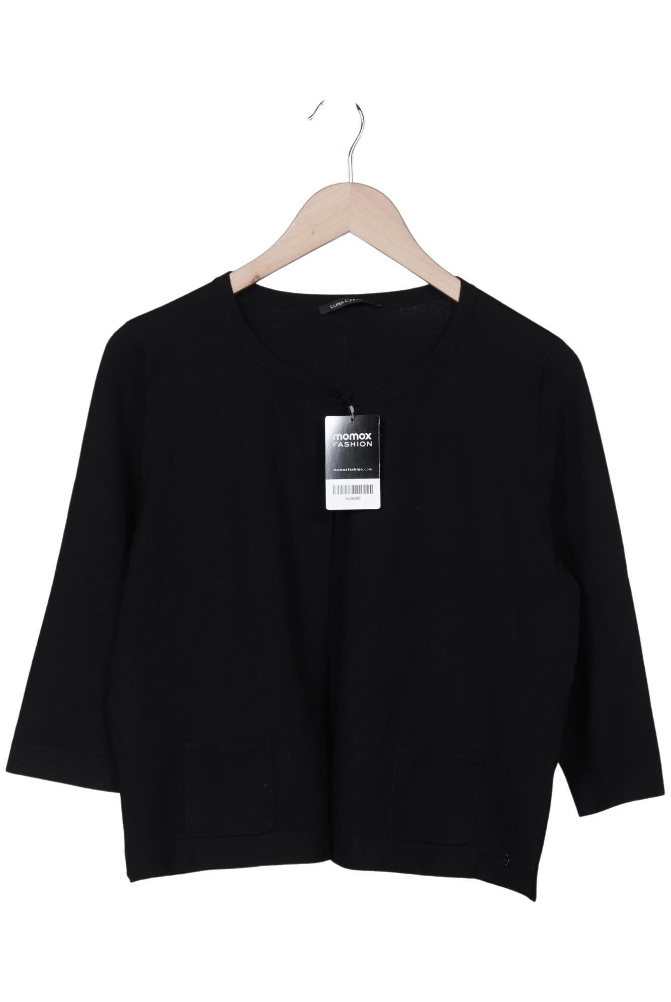 

Luisa Cerano Damen Strickjacke, schwarz, Gr. 42