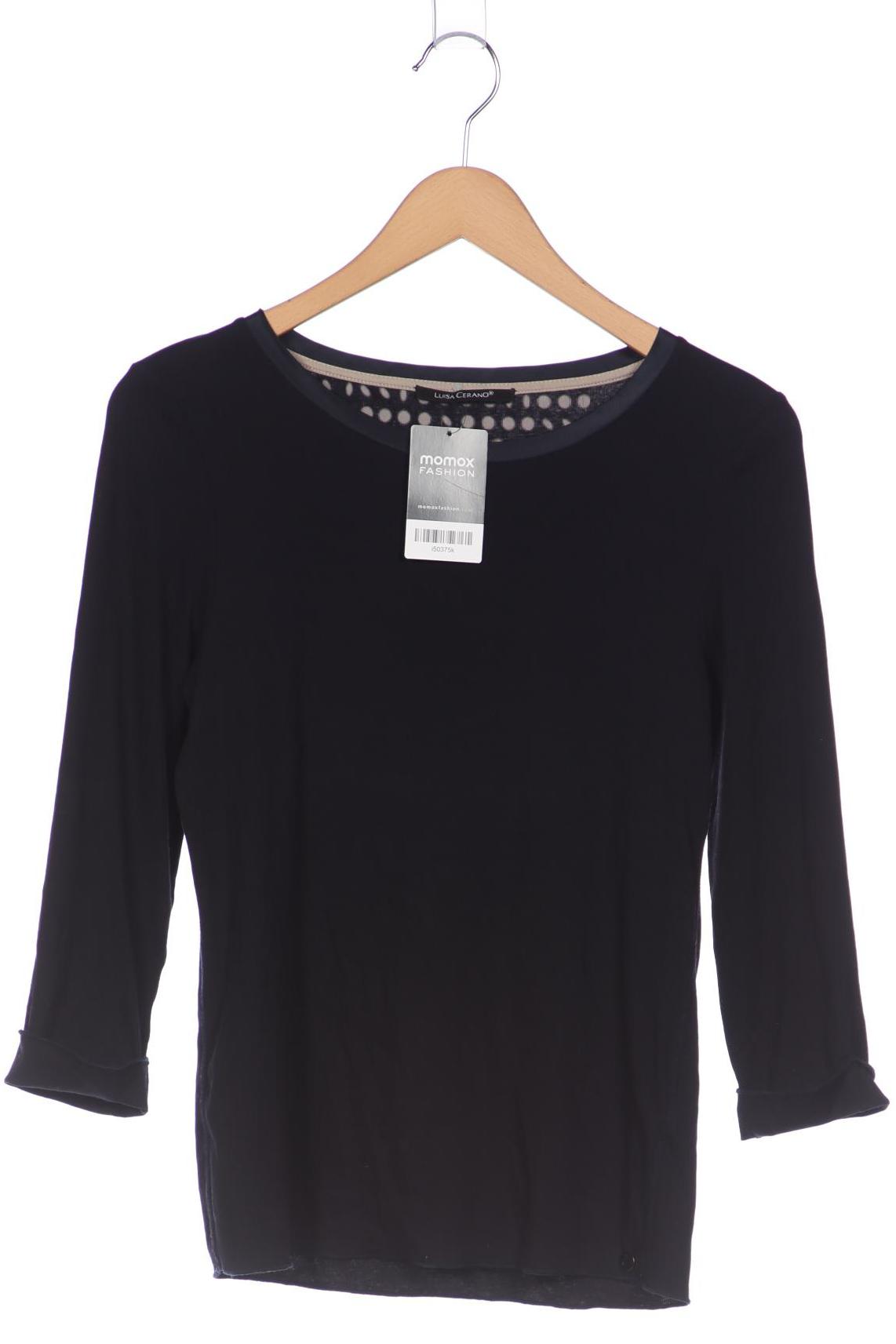 

Luisa Cerano Damen Langarmshirt, schwarz, Gr. 40