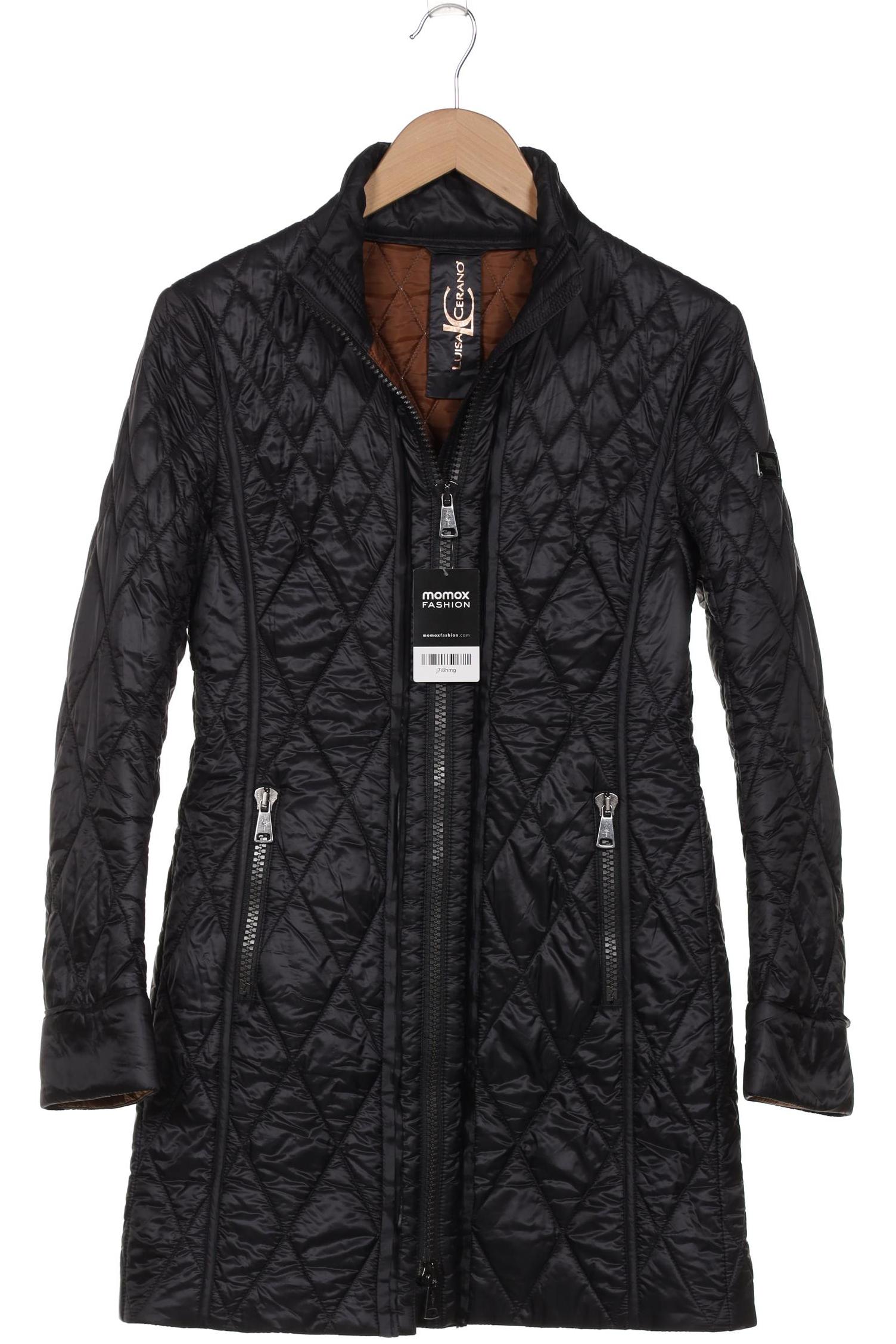 

Luisa Cerano Damen Mantel, schwarz, Gr. 34